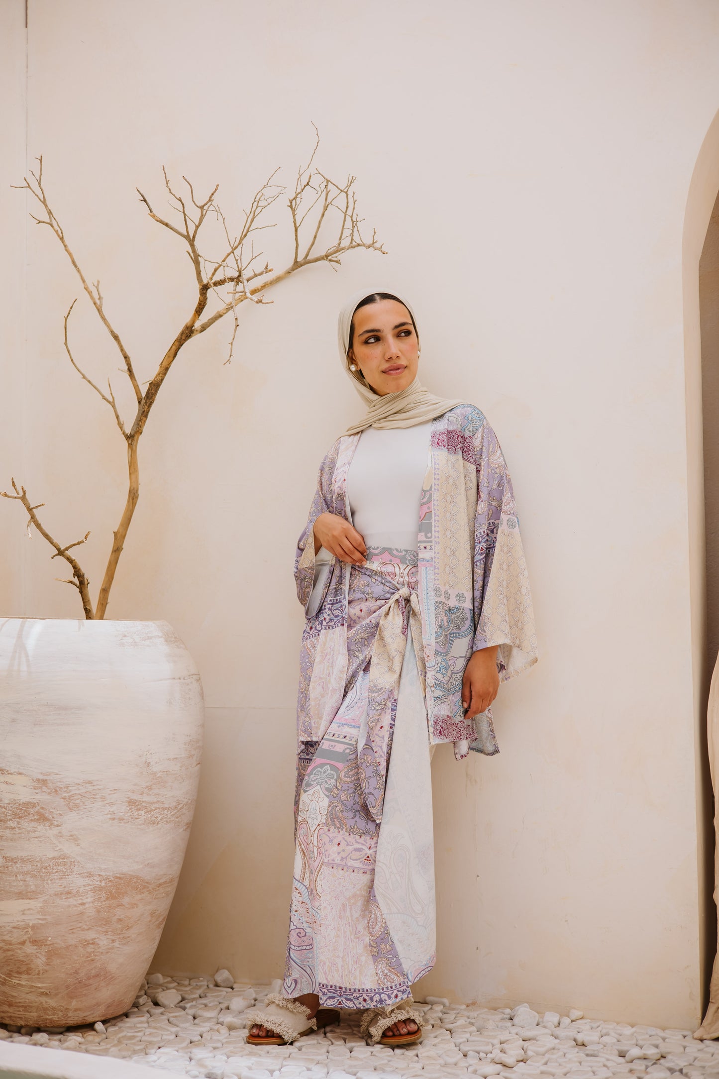 Patchwork wrap me set