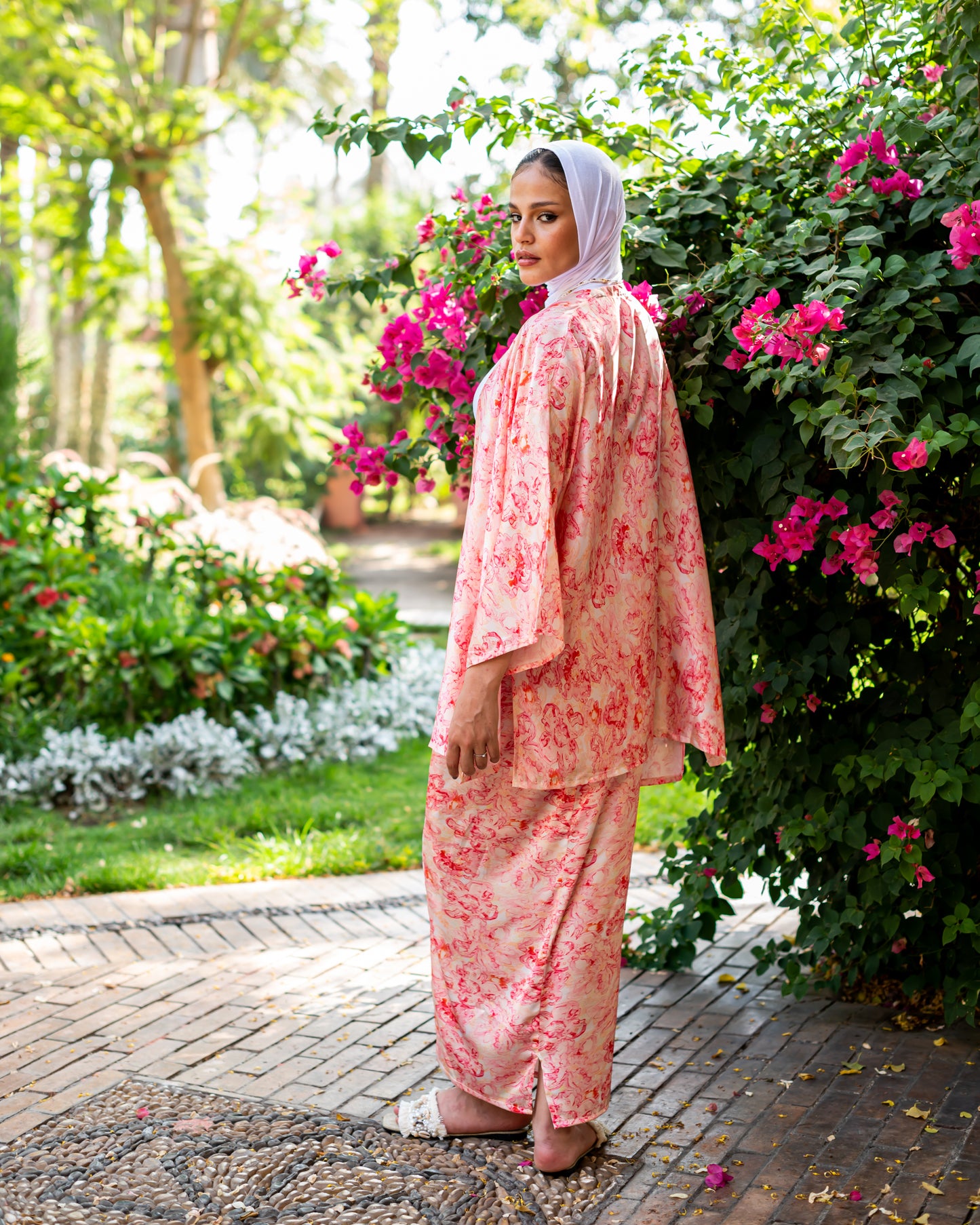 Splash wrap me set in peach