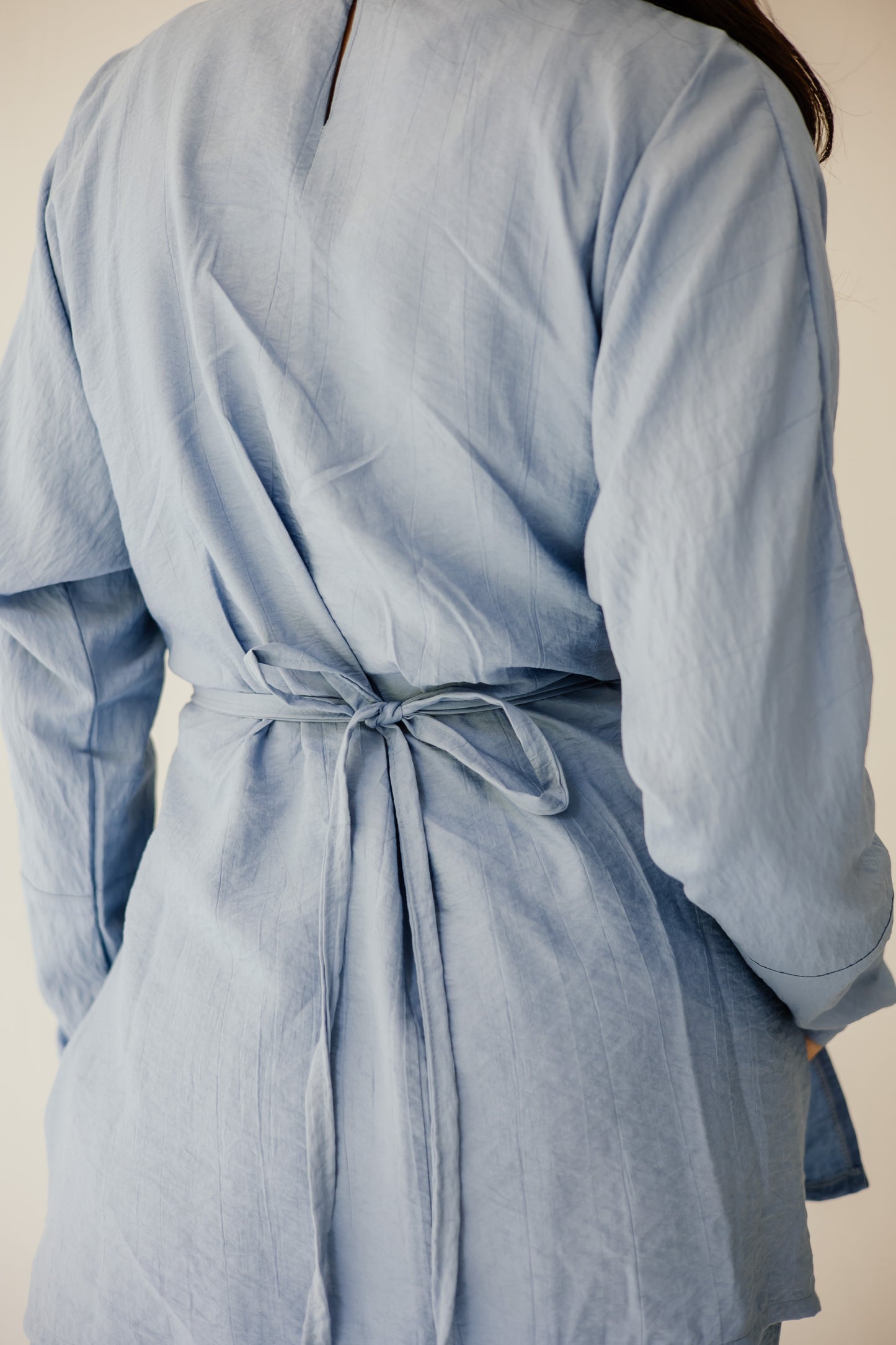 Wrap haven in blue