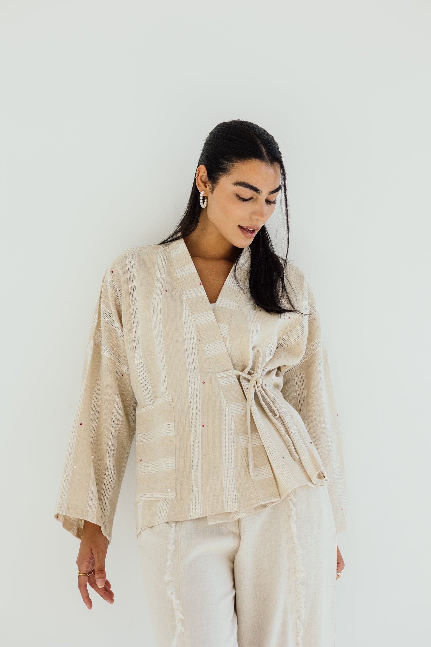 Sandy toes wrap top