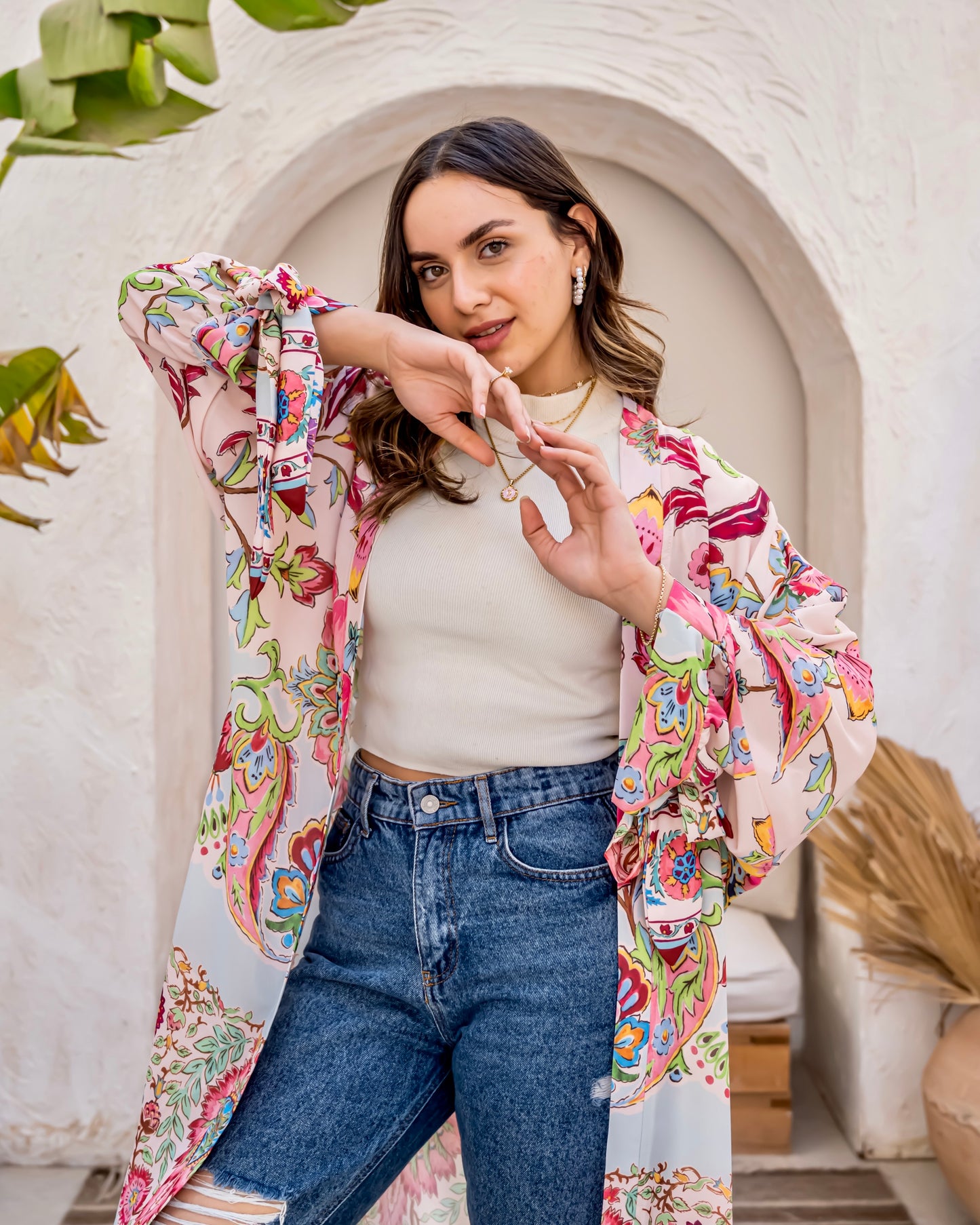Cherry blossoms kimono