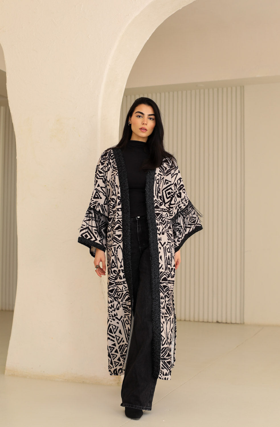 Black sultan kaftan