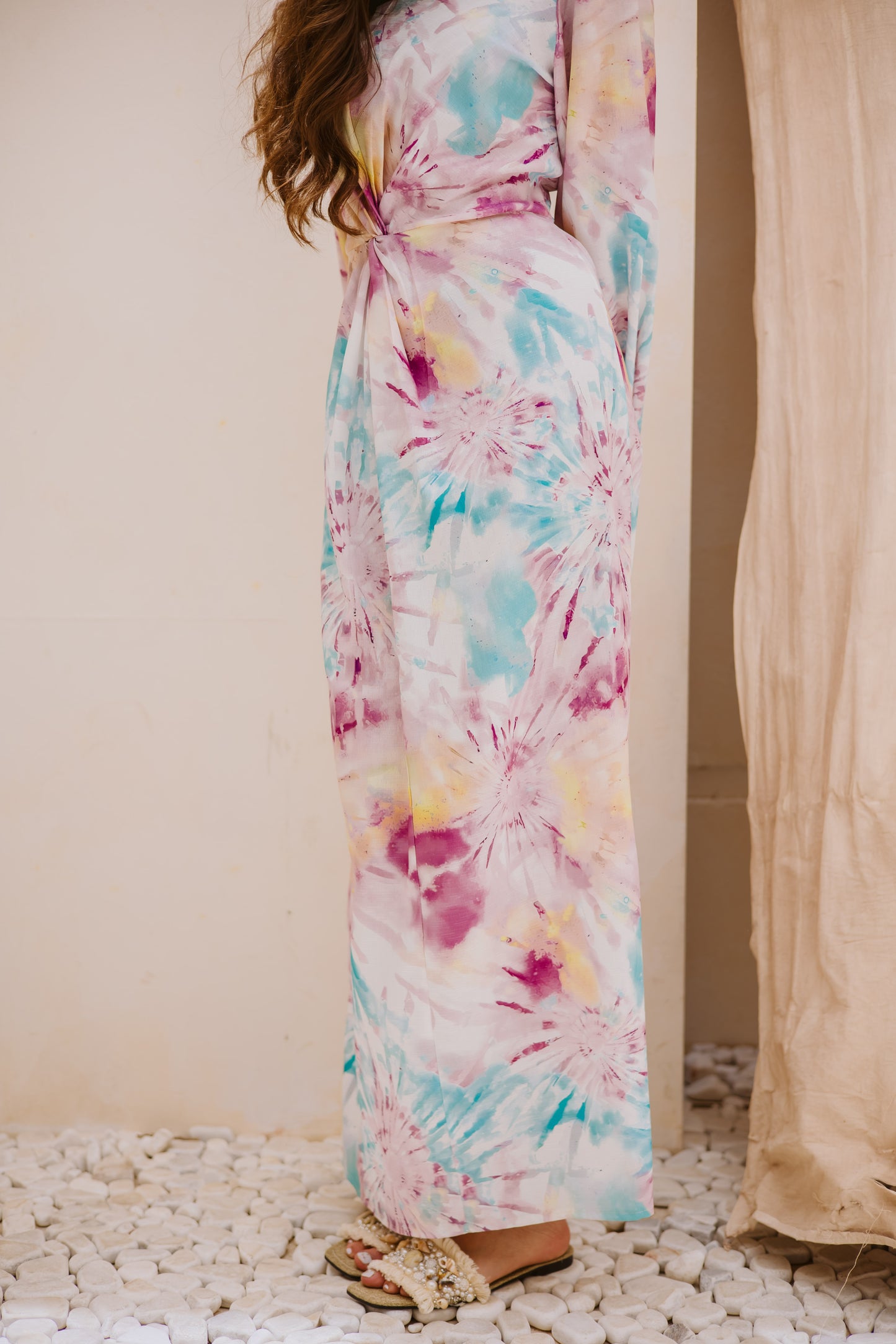 Splash knot dress