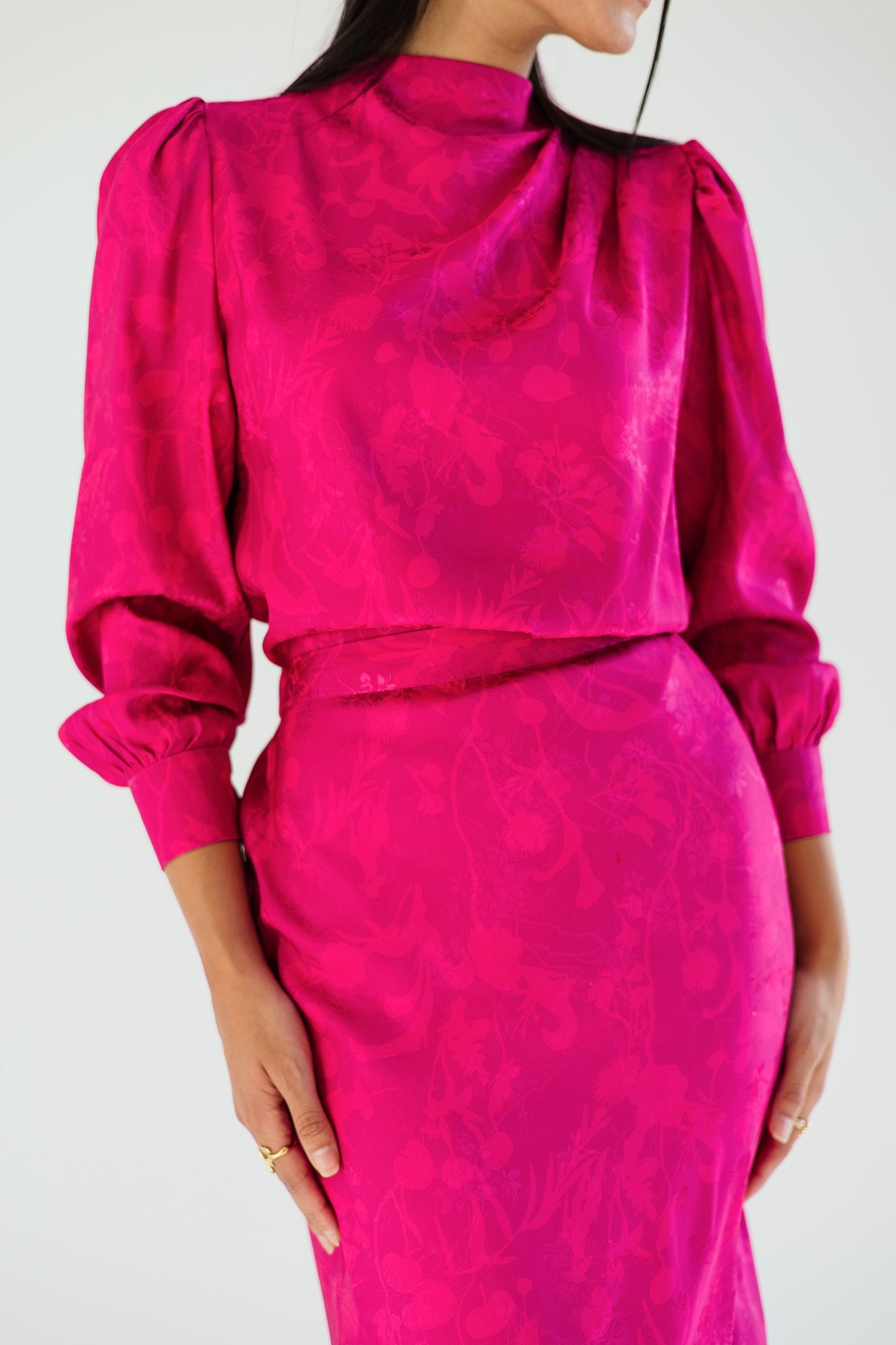 Princess glam set in Barbie pink