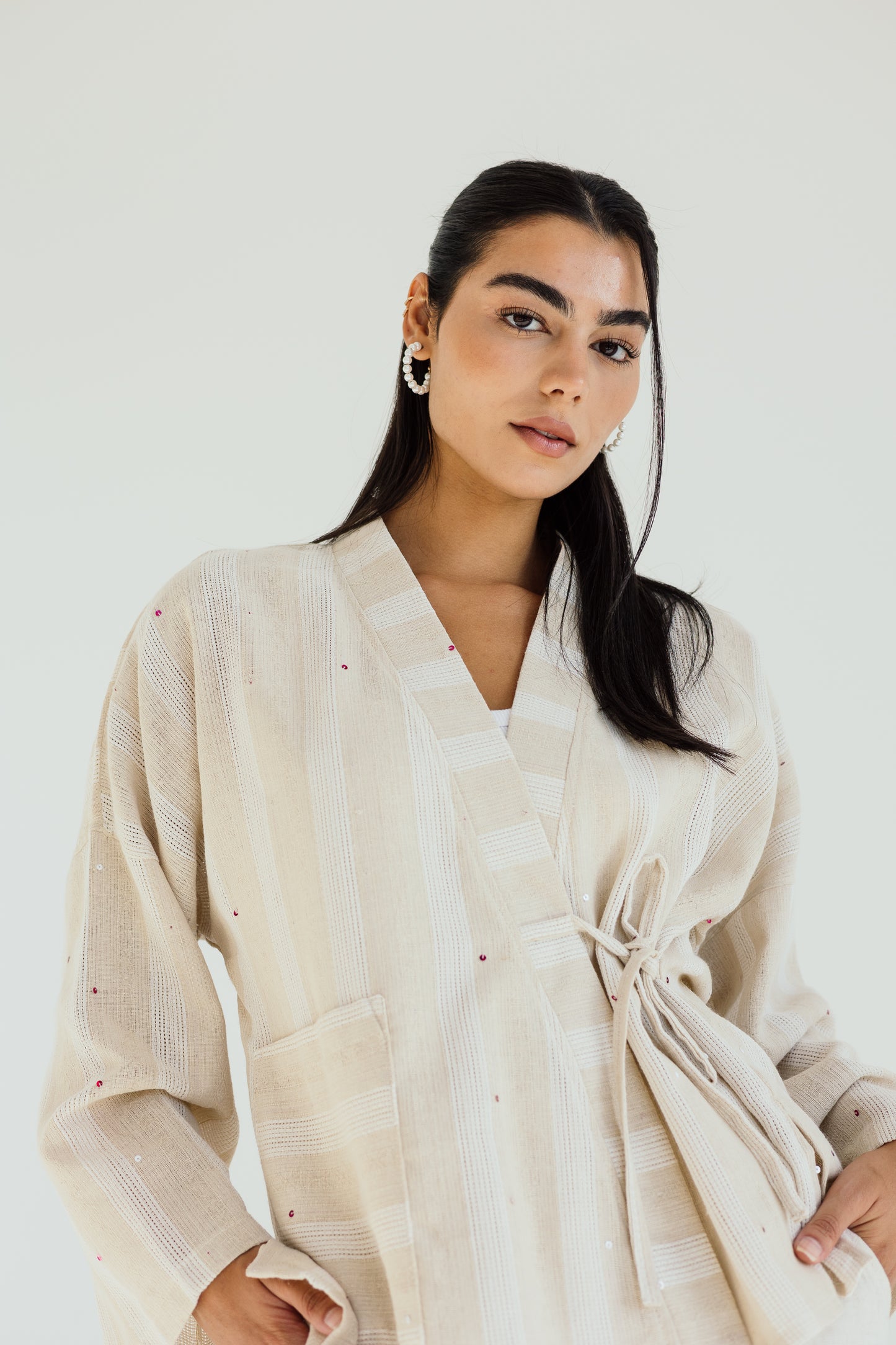 Sandy toes wrap top