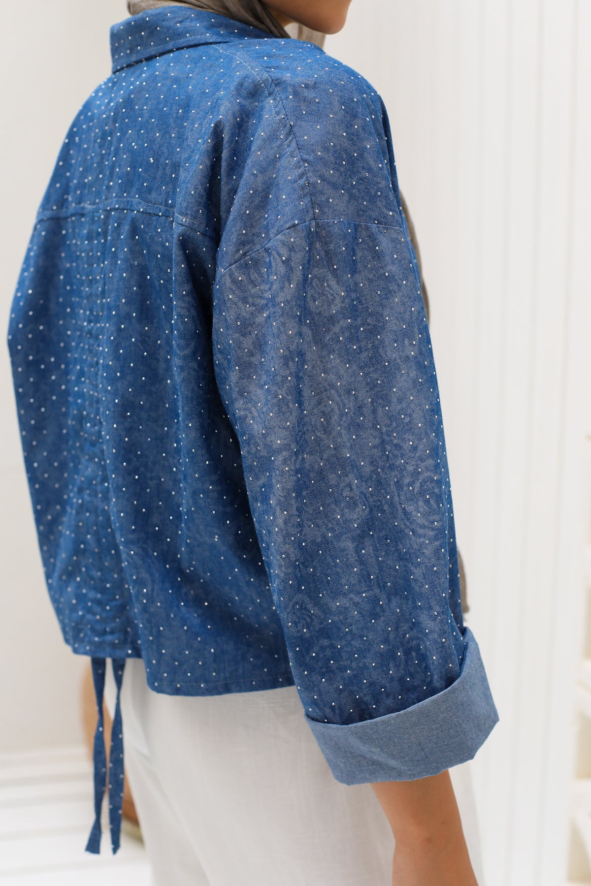 Denim glow shirt in dark blue