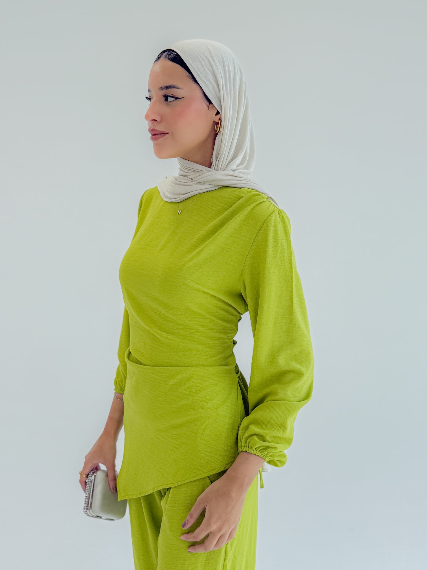 The signature set in Apple green