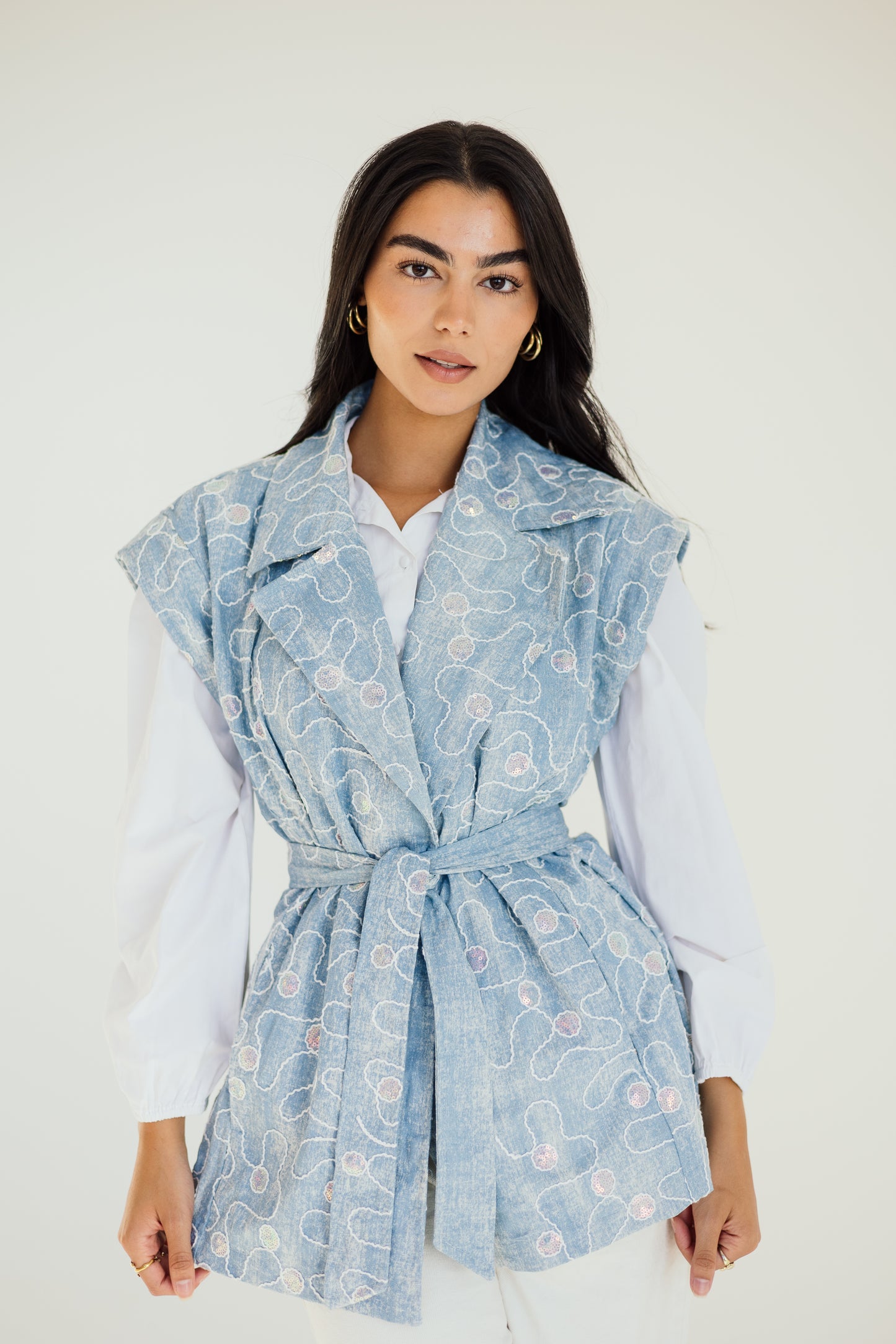 Disco dreams denim vest