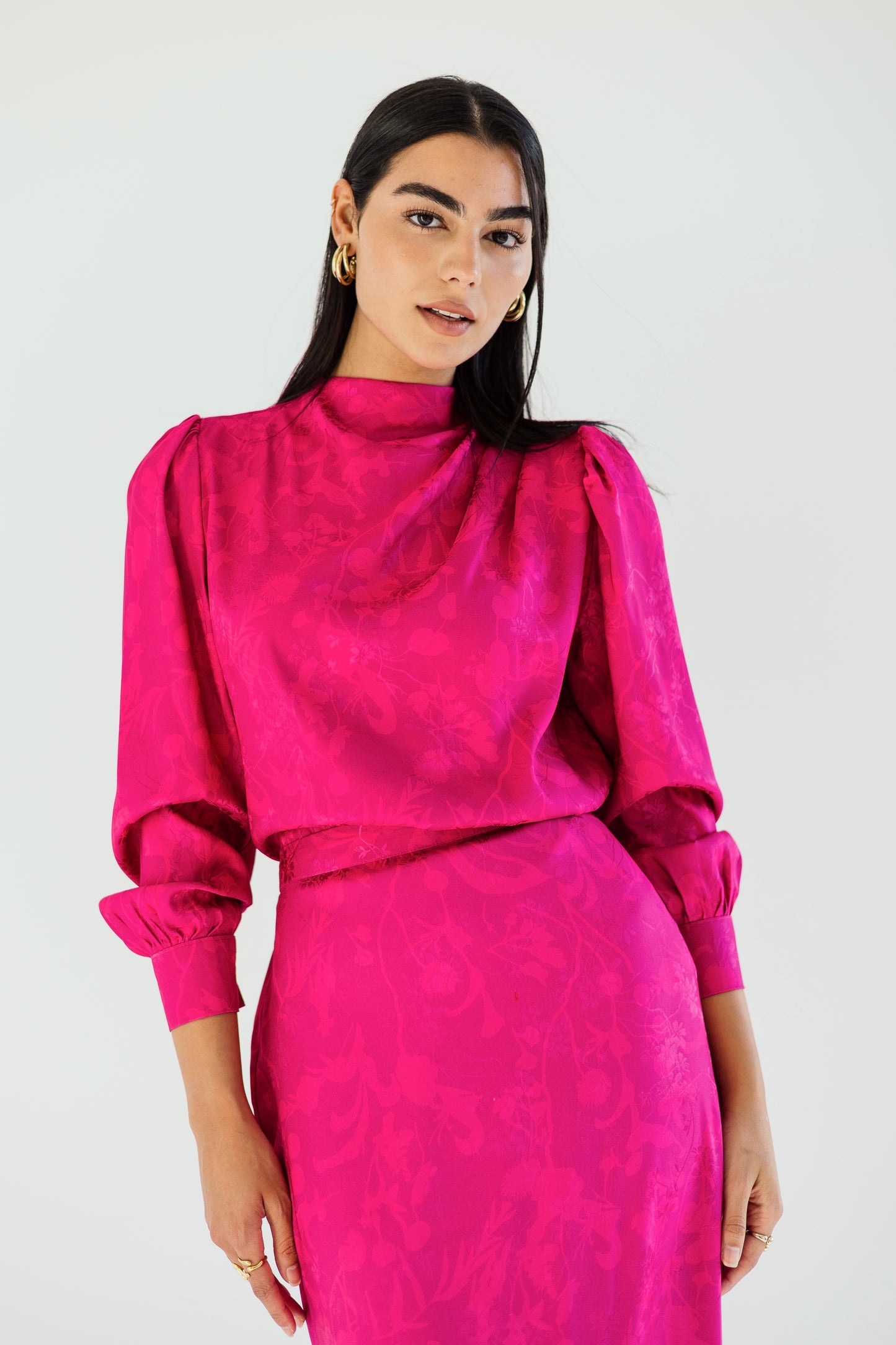 Princess glam set in Barbie pink