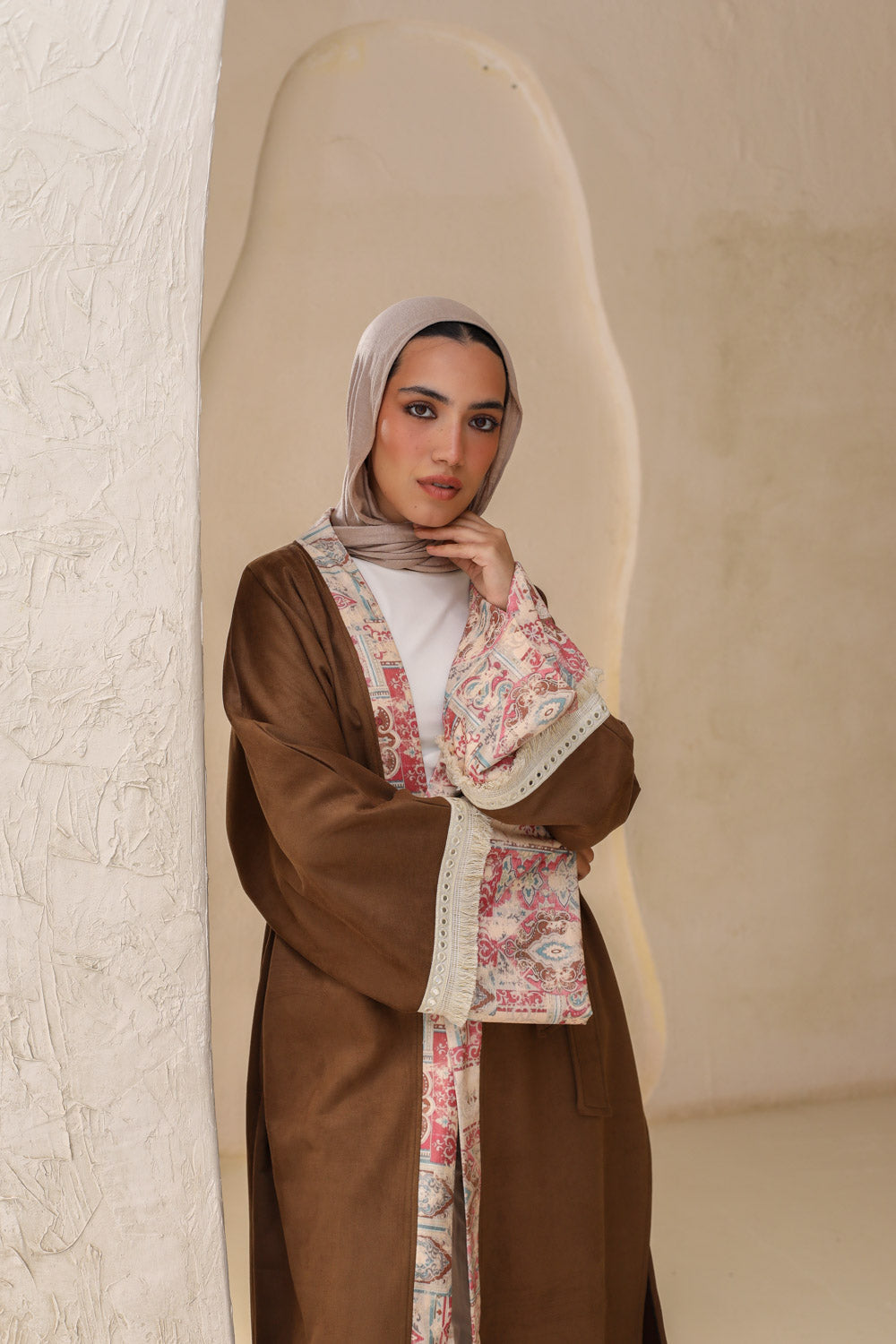 Cashmere night kaftan