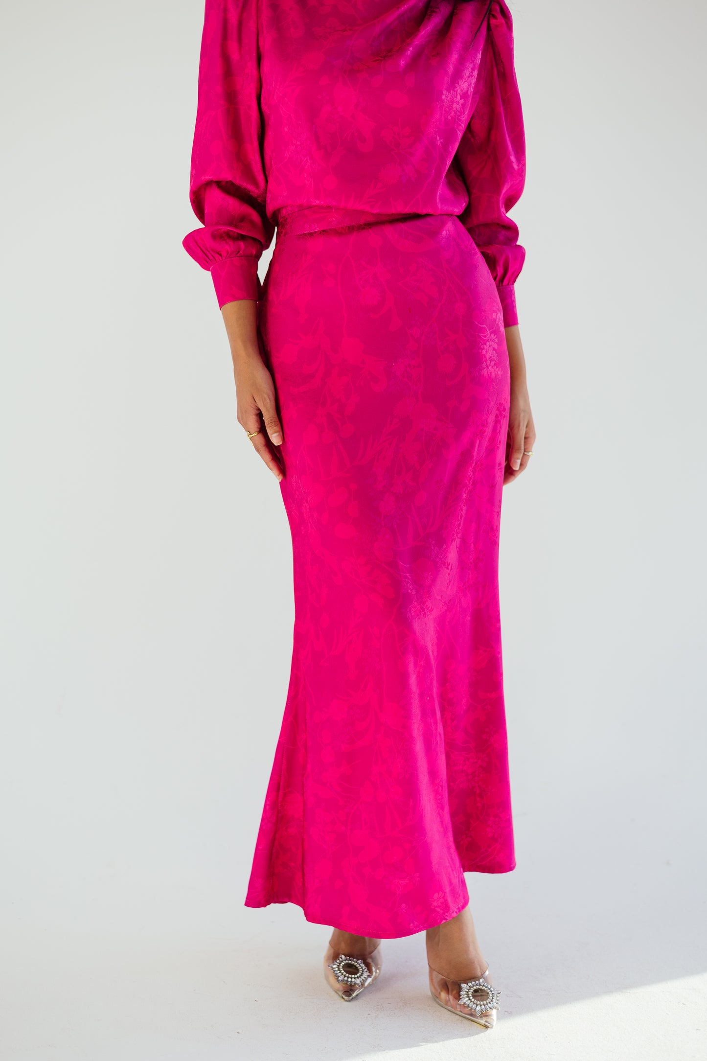 Princess glam set in Barbie pink