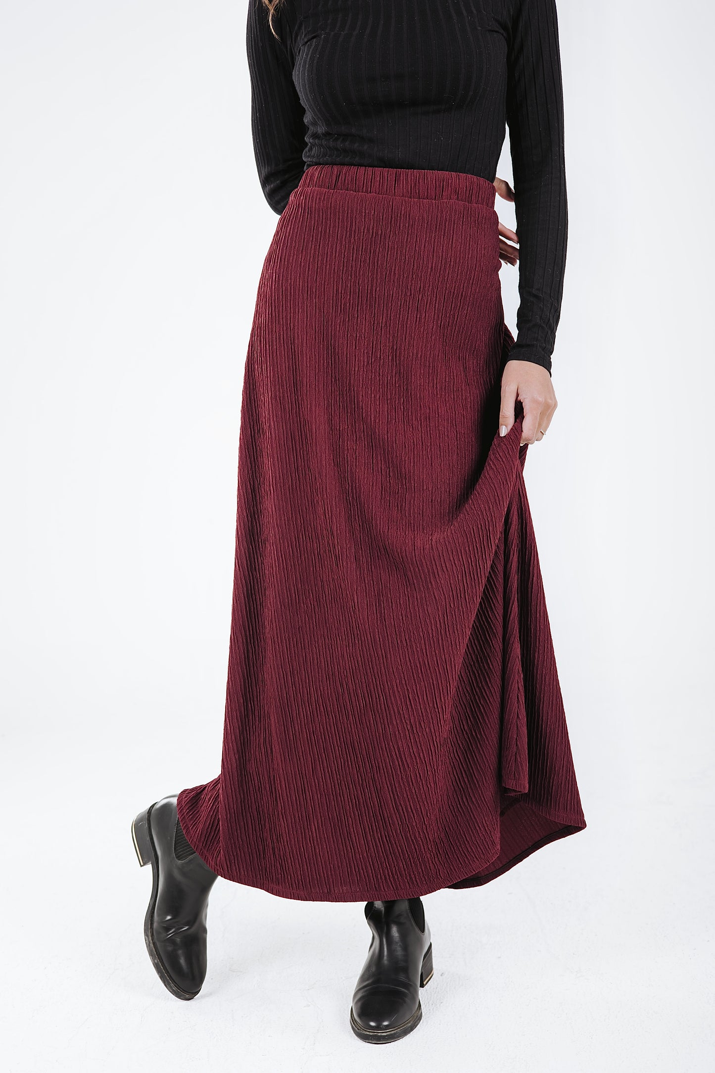 Crinkle skirt