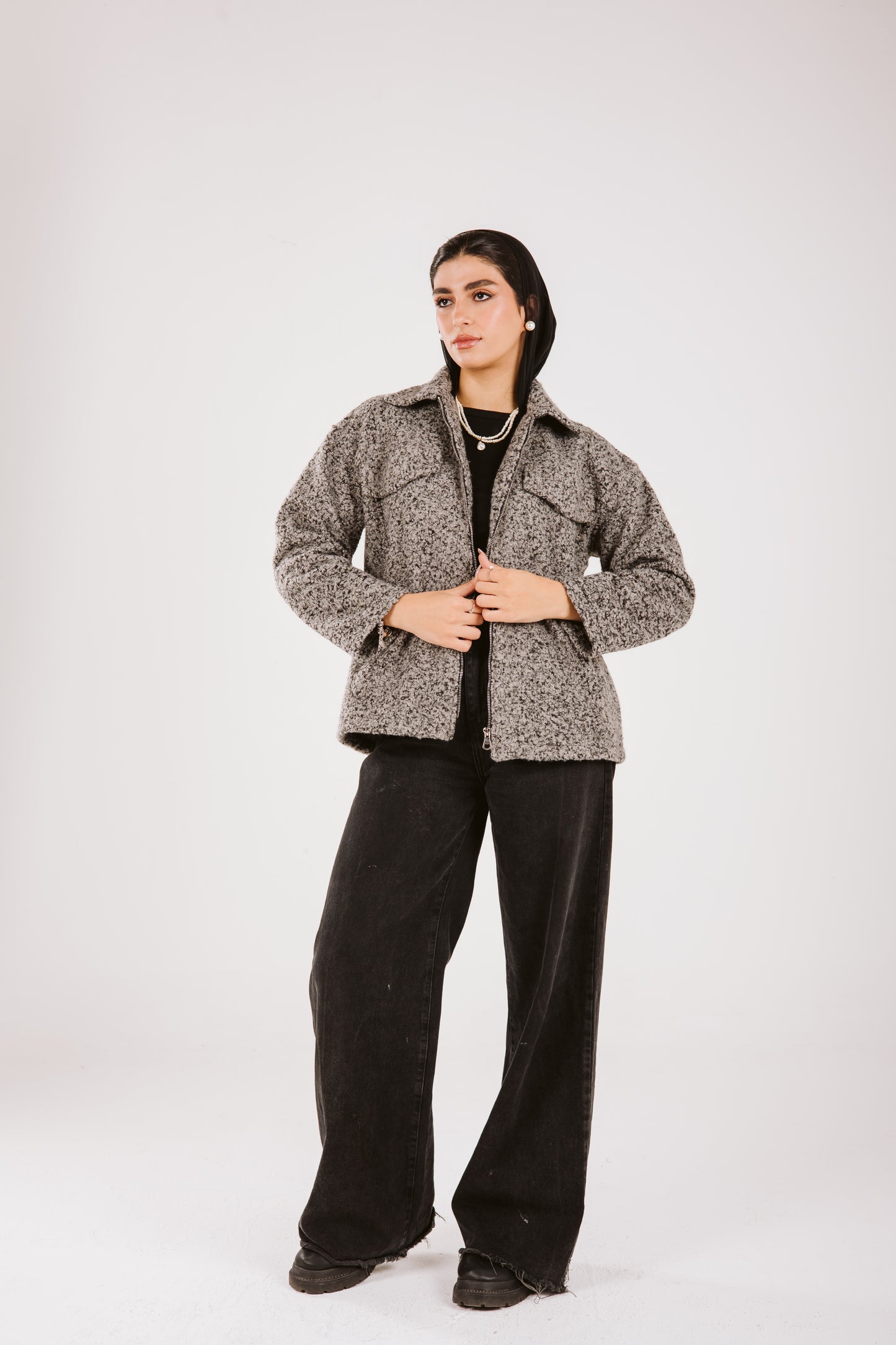 Snow sliders zip up