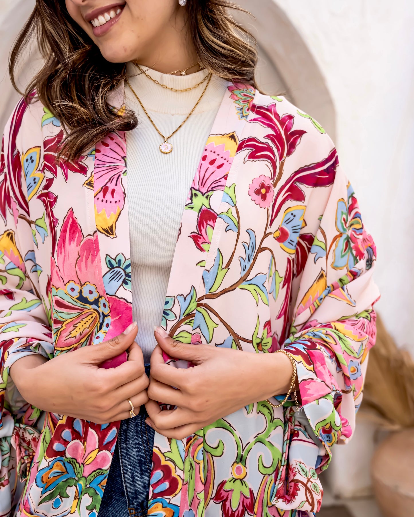 Cherry blossoms kimono