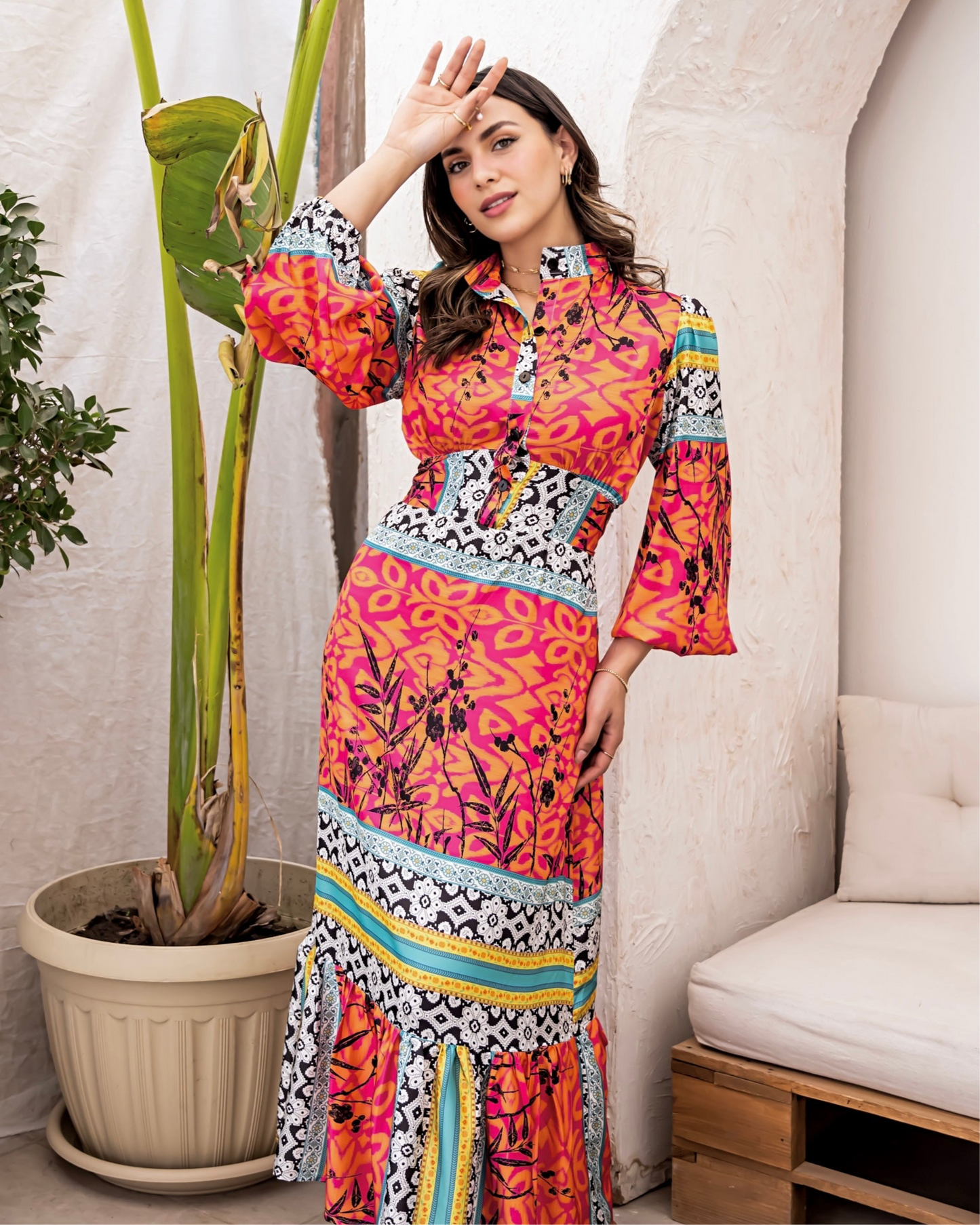 Tropical island dress