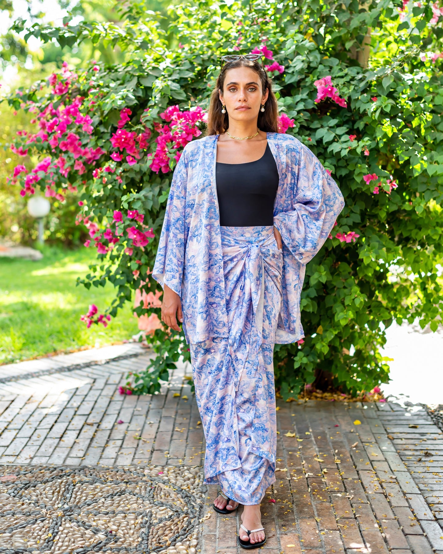 Splash wrap me set in blue