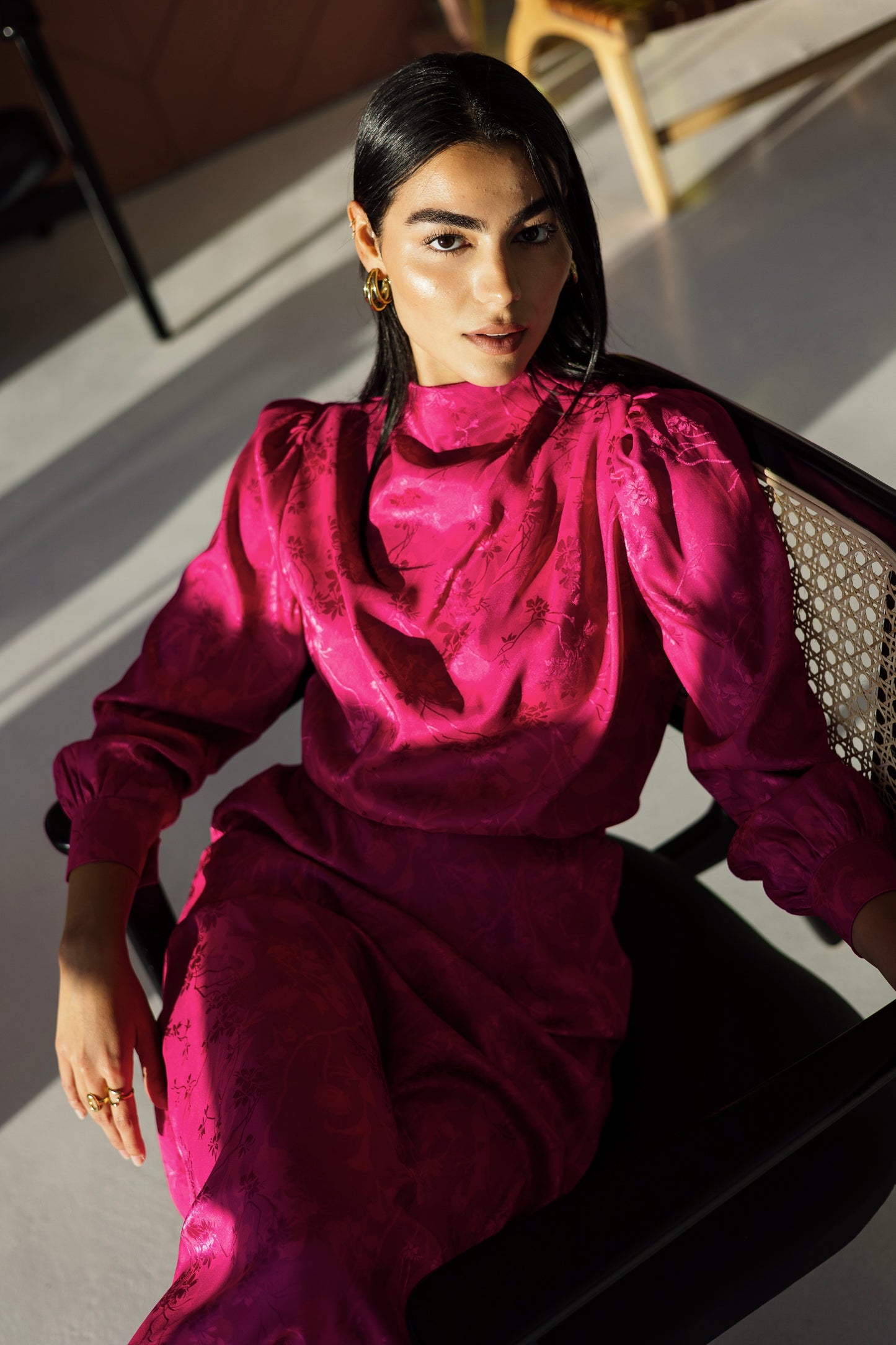 Princess glam set in Barbie pink