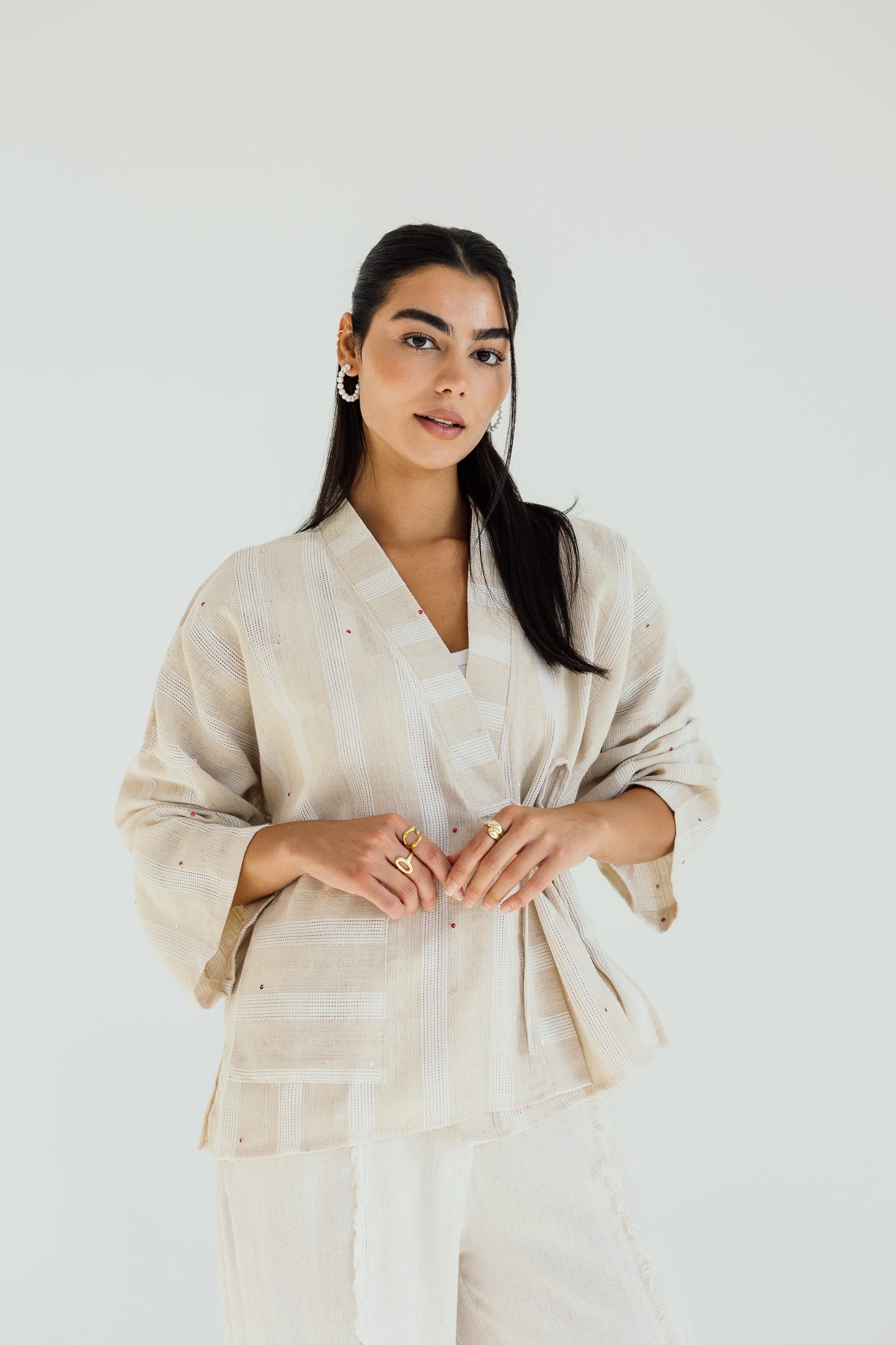 Sandy toes wrap top