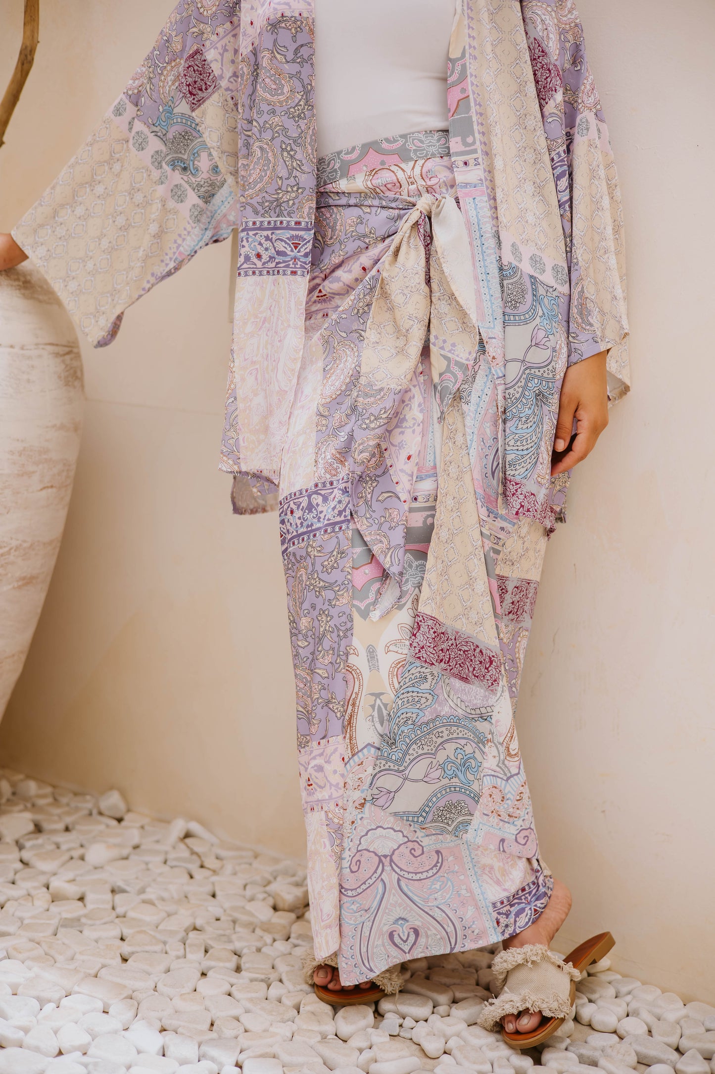Patchwork wrap me set