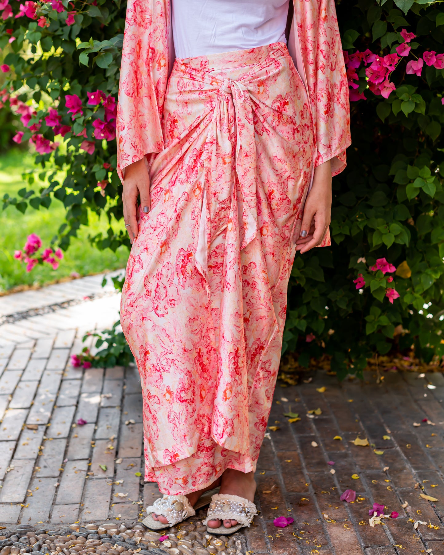 Splash wrap me set in peach