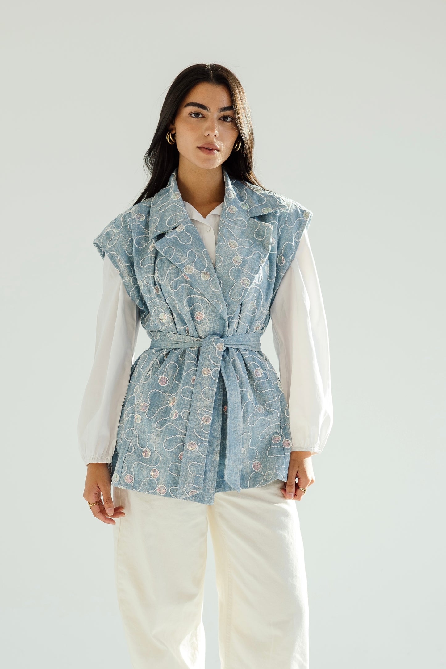 Disco dreams denim vest