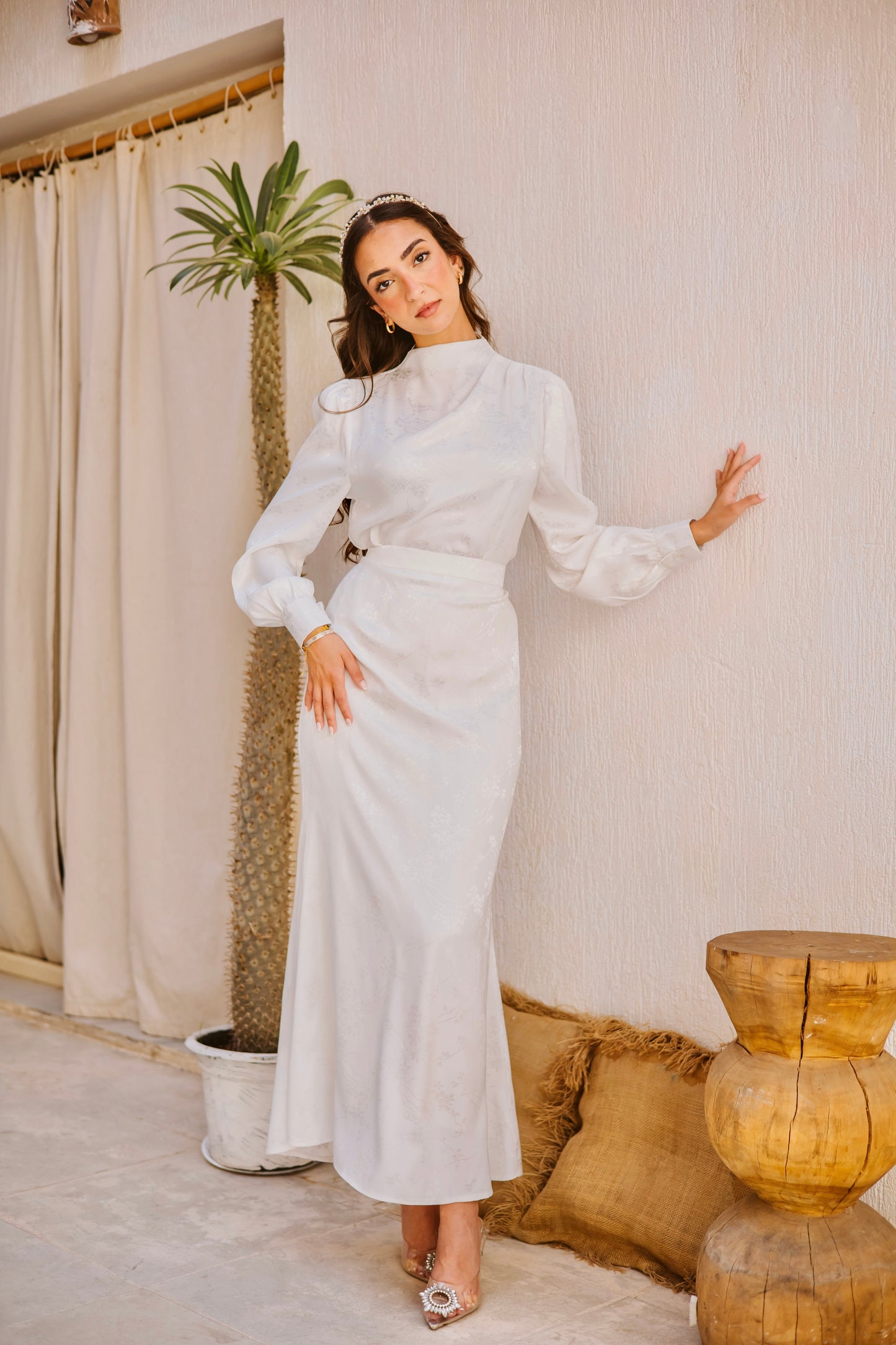 Princess glam set in White