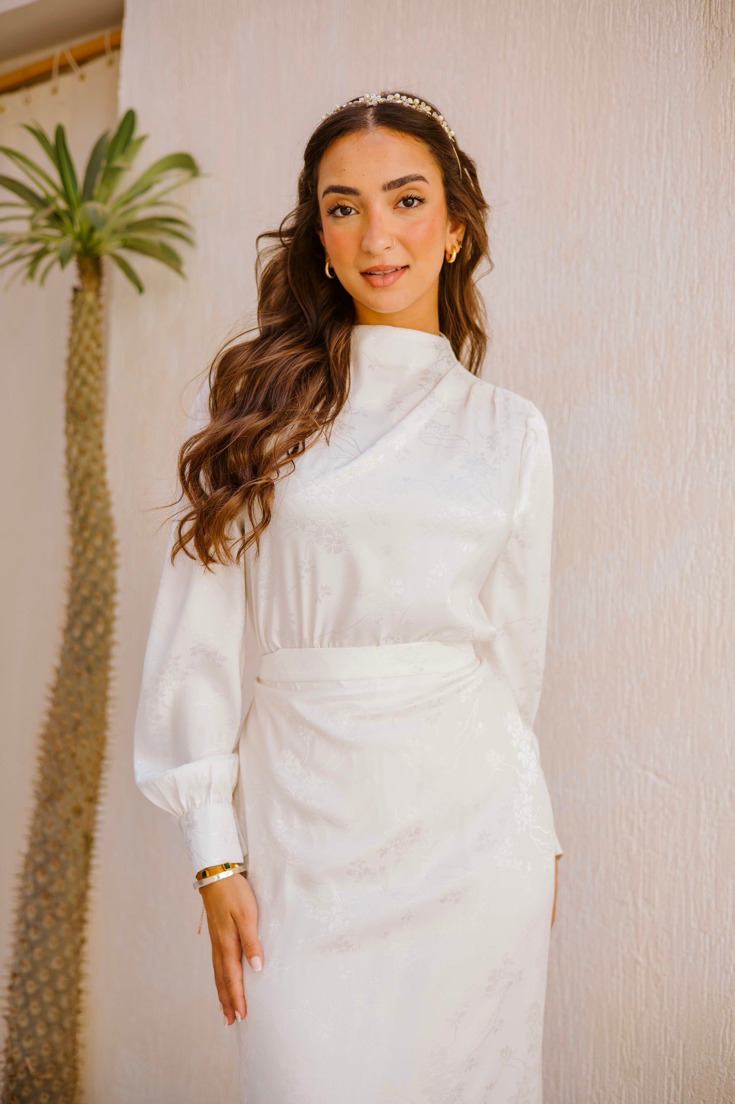 Princess glam set in White