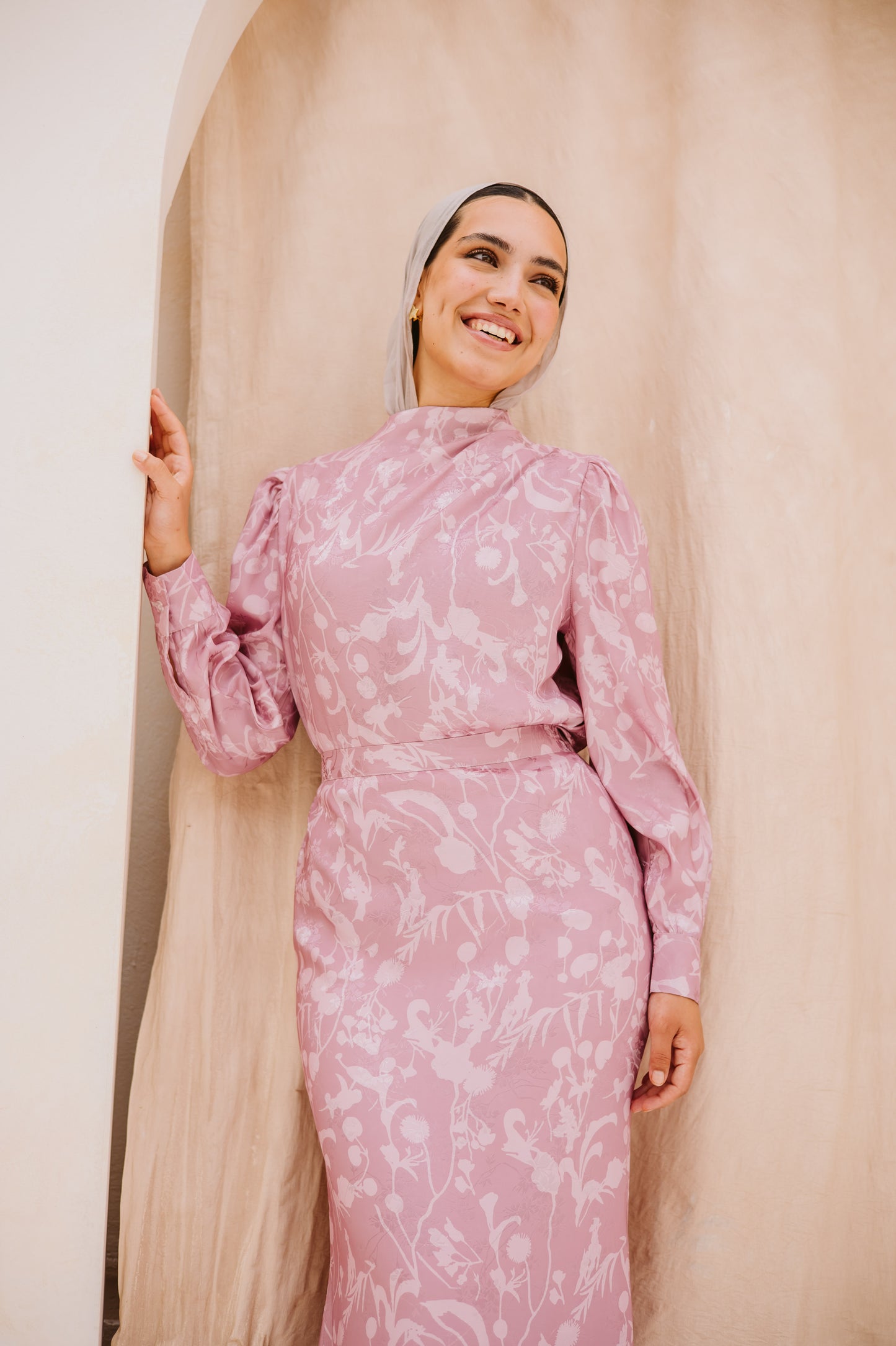 Princess glam set in blush