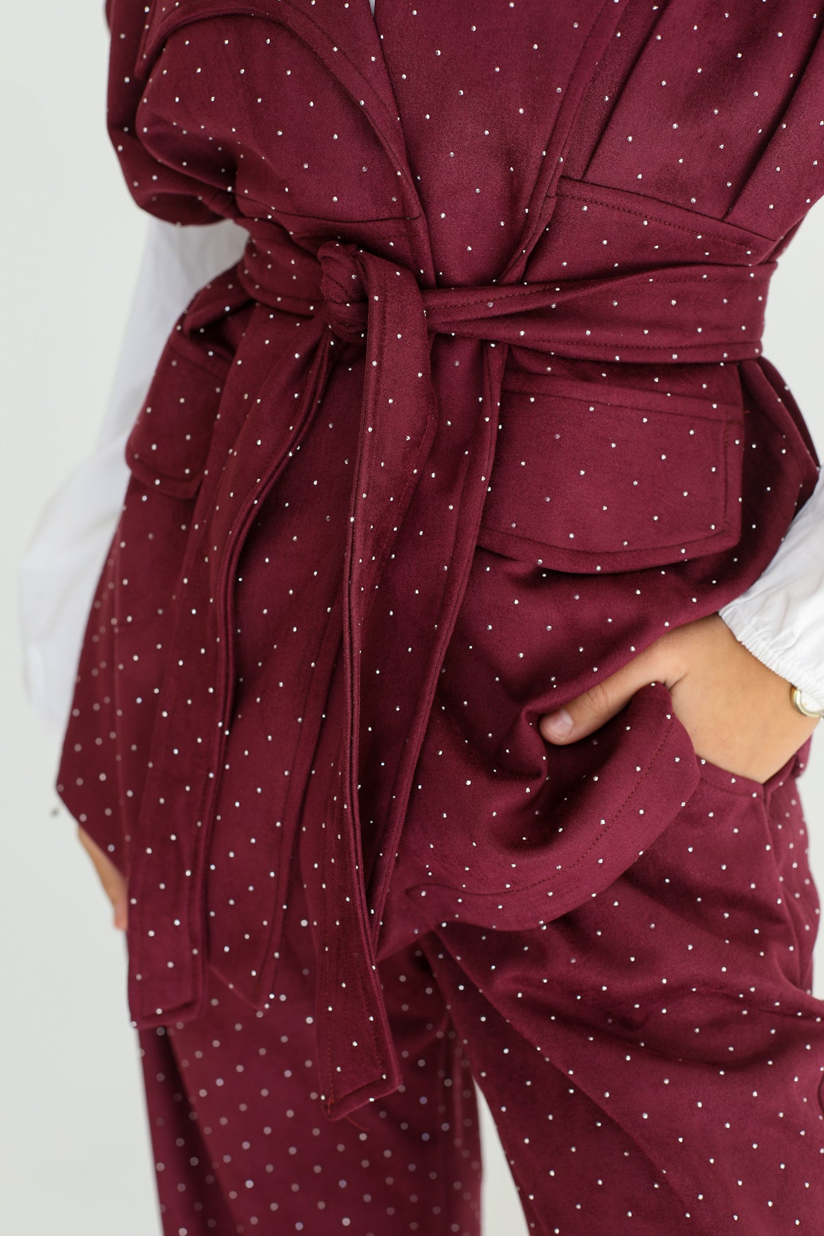 Galaxy set in burgundy