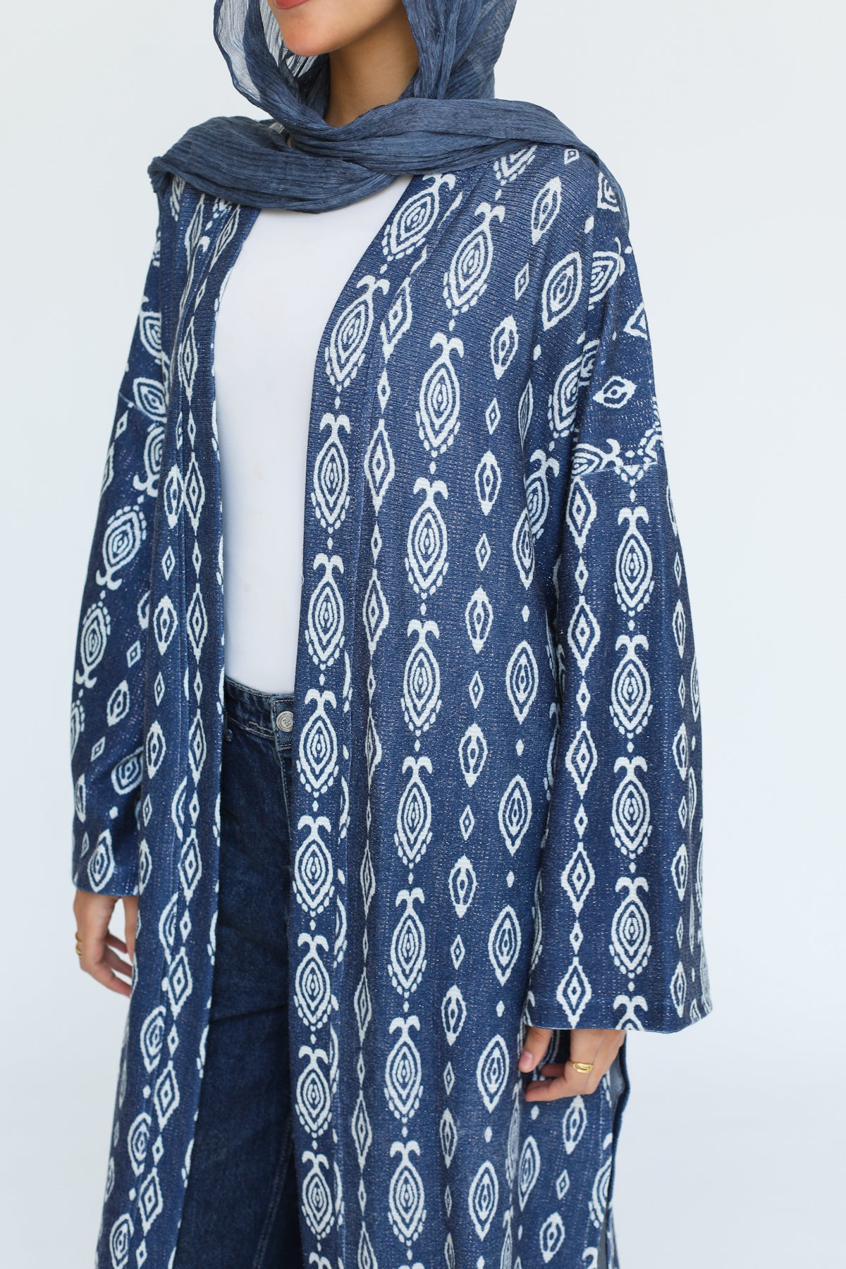 Blue oasis cardigan
