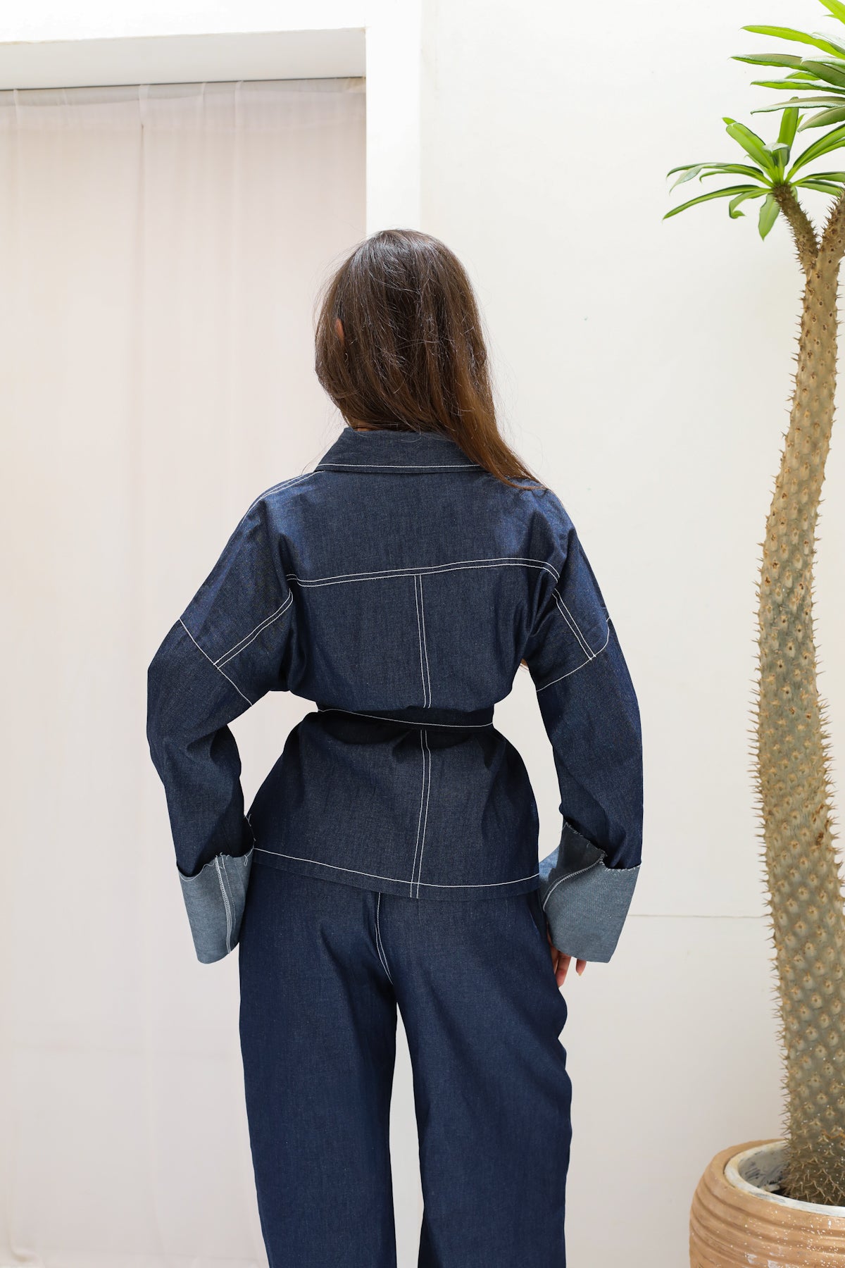 The Indigo Tailored Set