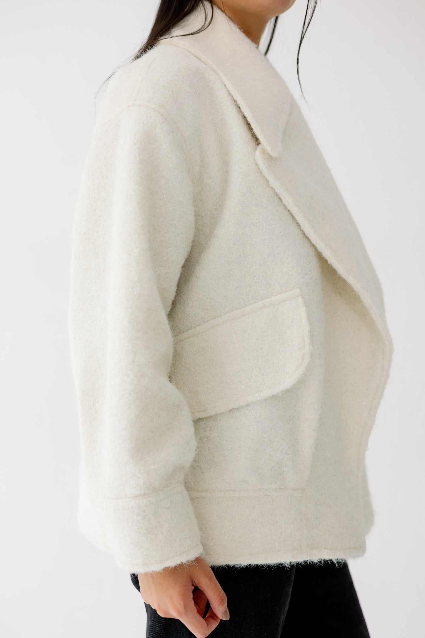Everyday Elegance Coat in offwhite