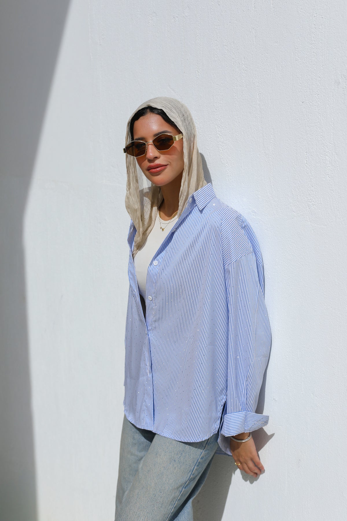 Stardust Stripe Shirt In Blue