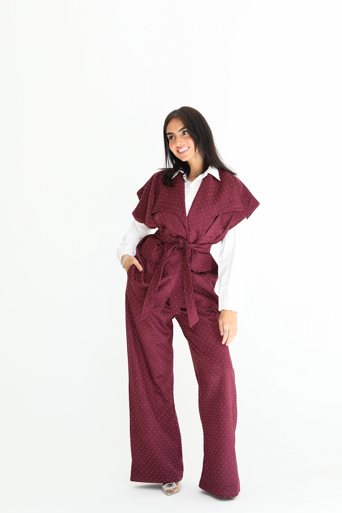 Galaxy set in burgundy