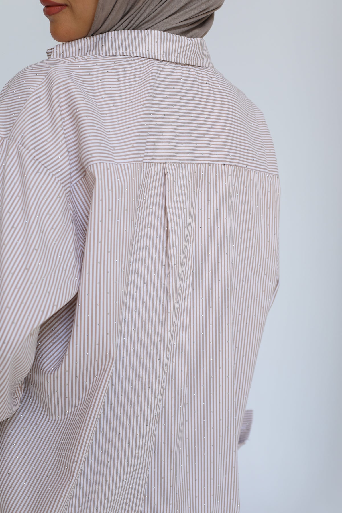 Stardust stripe shirt in beige