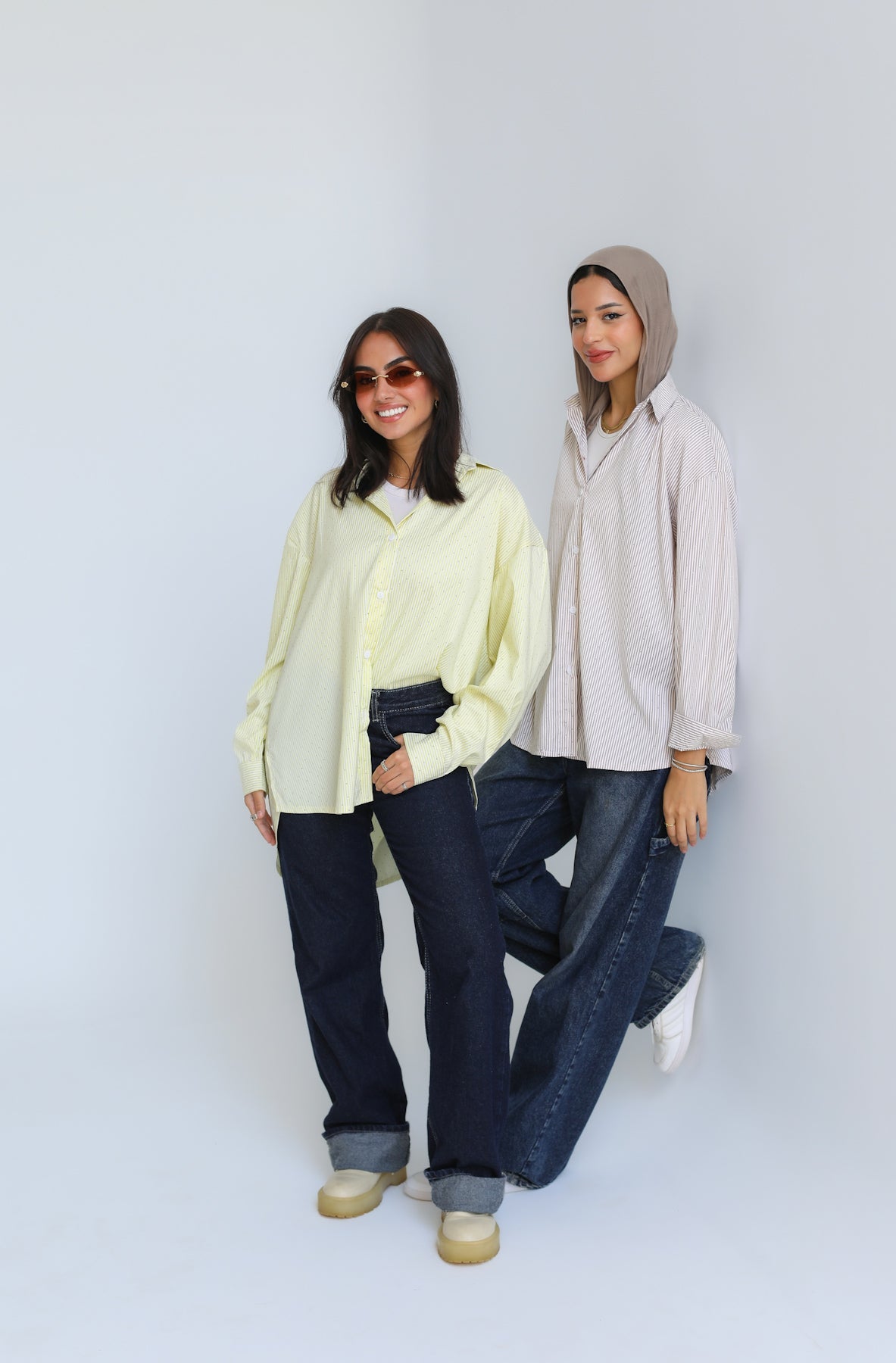 Stardust stripe shirt in beige