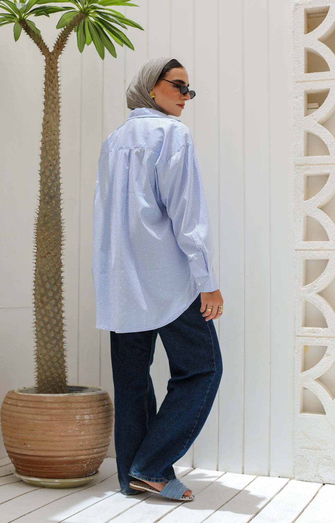 Stardust Stripe Shirt In Blue