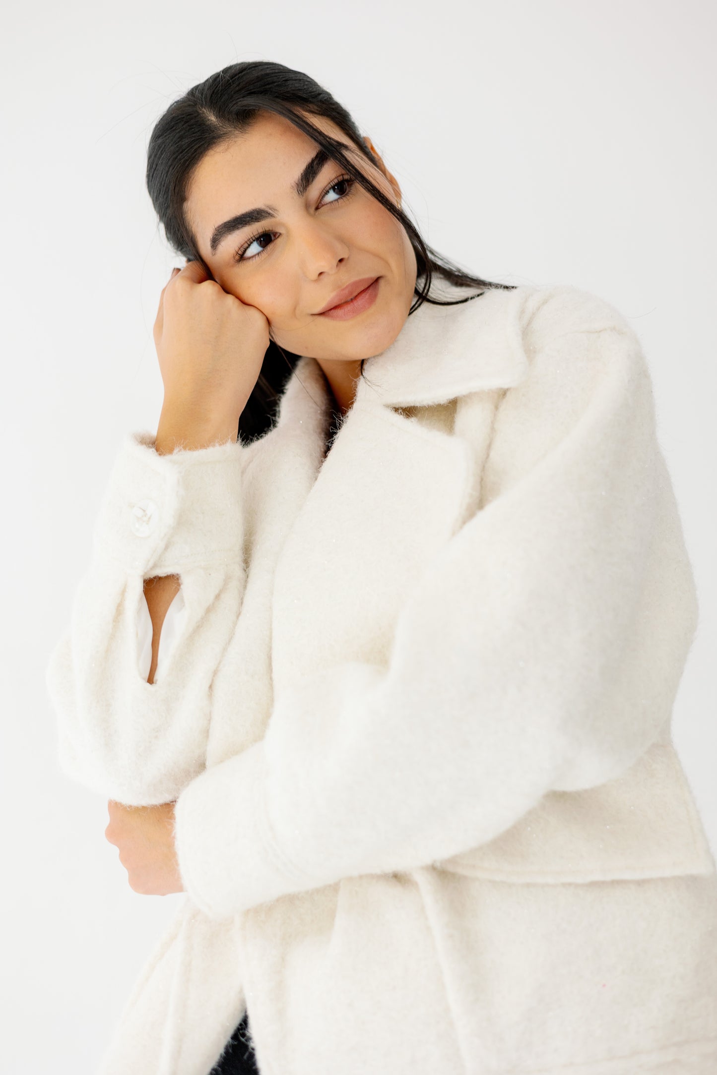 Everyday Elegance Coat in offwhite