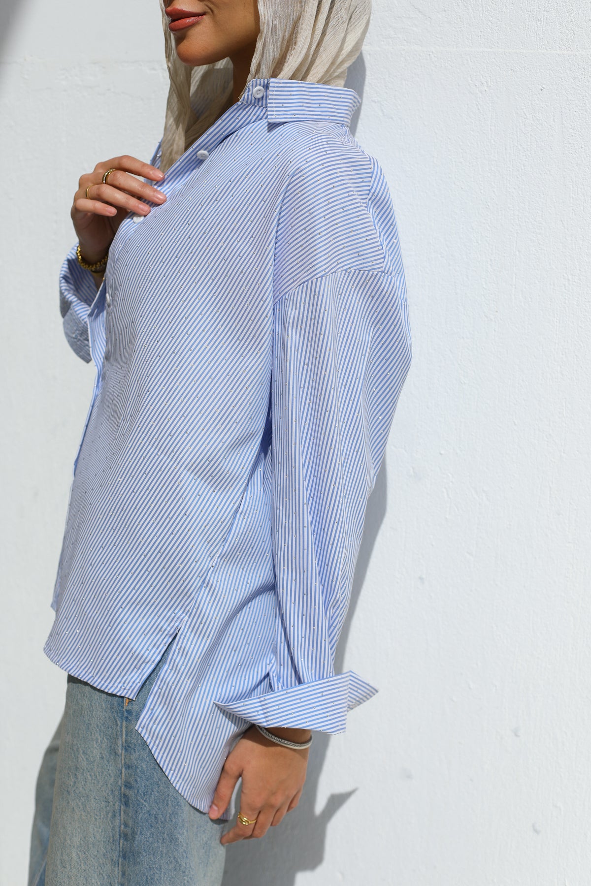 Stardust Stripe Shirt In Blue