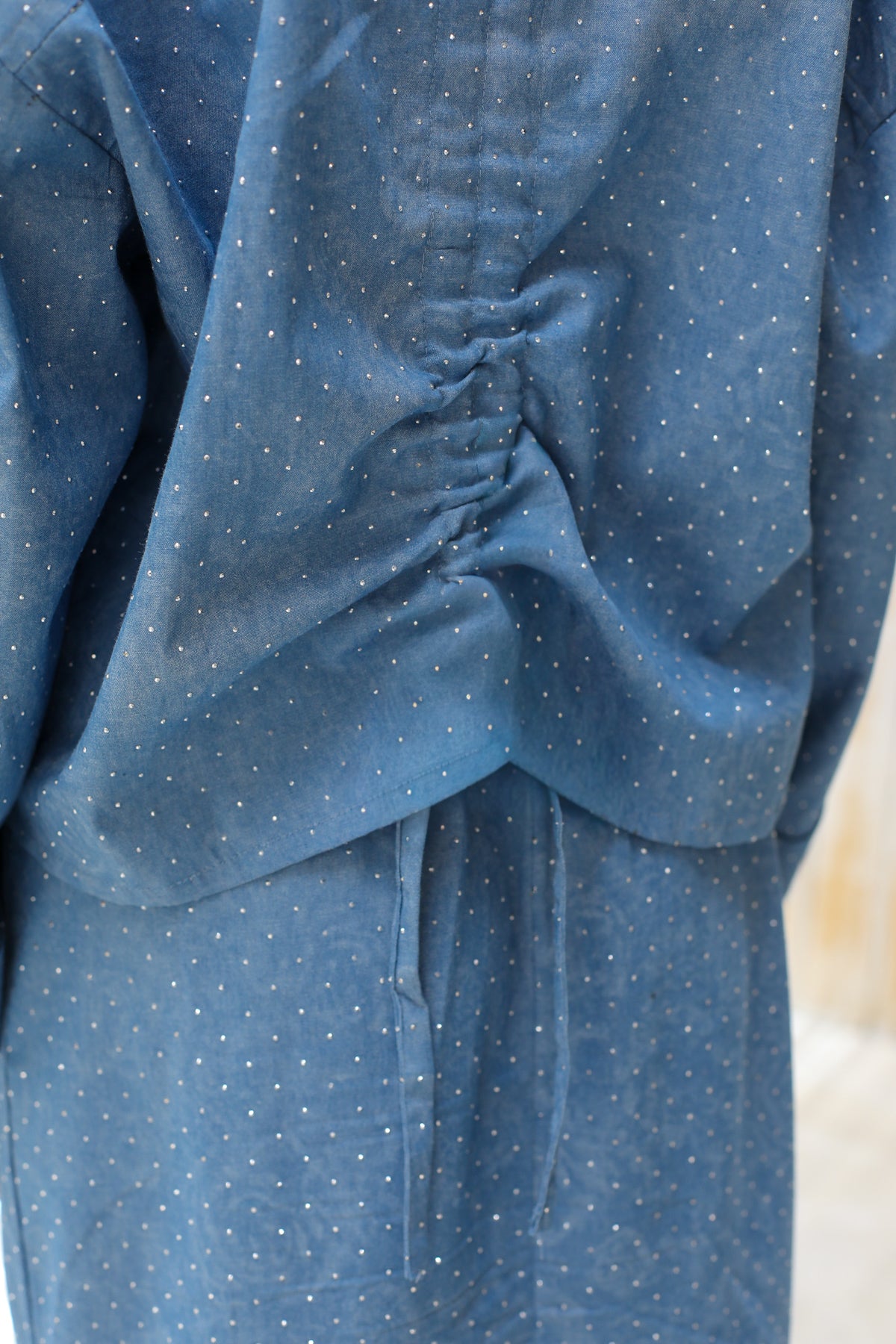 Denim glow shirt in light blue