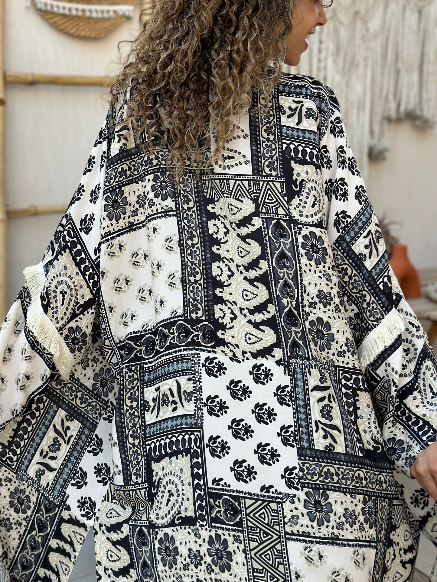 The patchwork art kimono