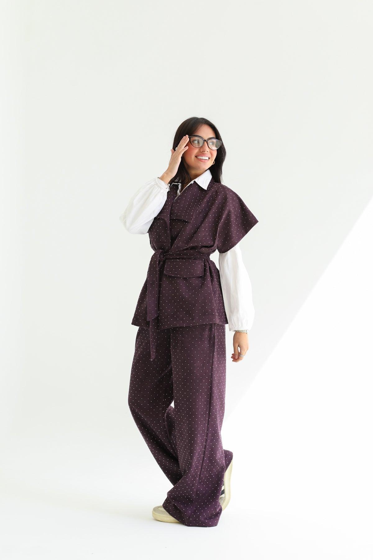 Galaxy set in violet