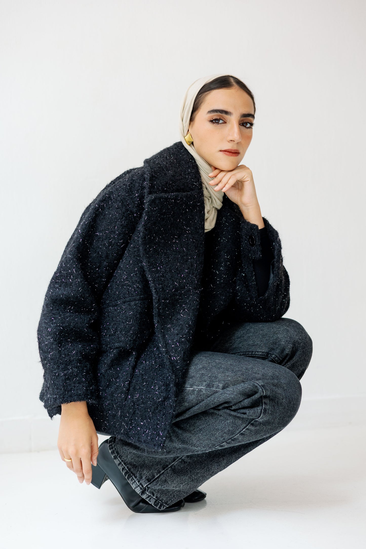 Everyday Elegance Coat in Black