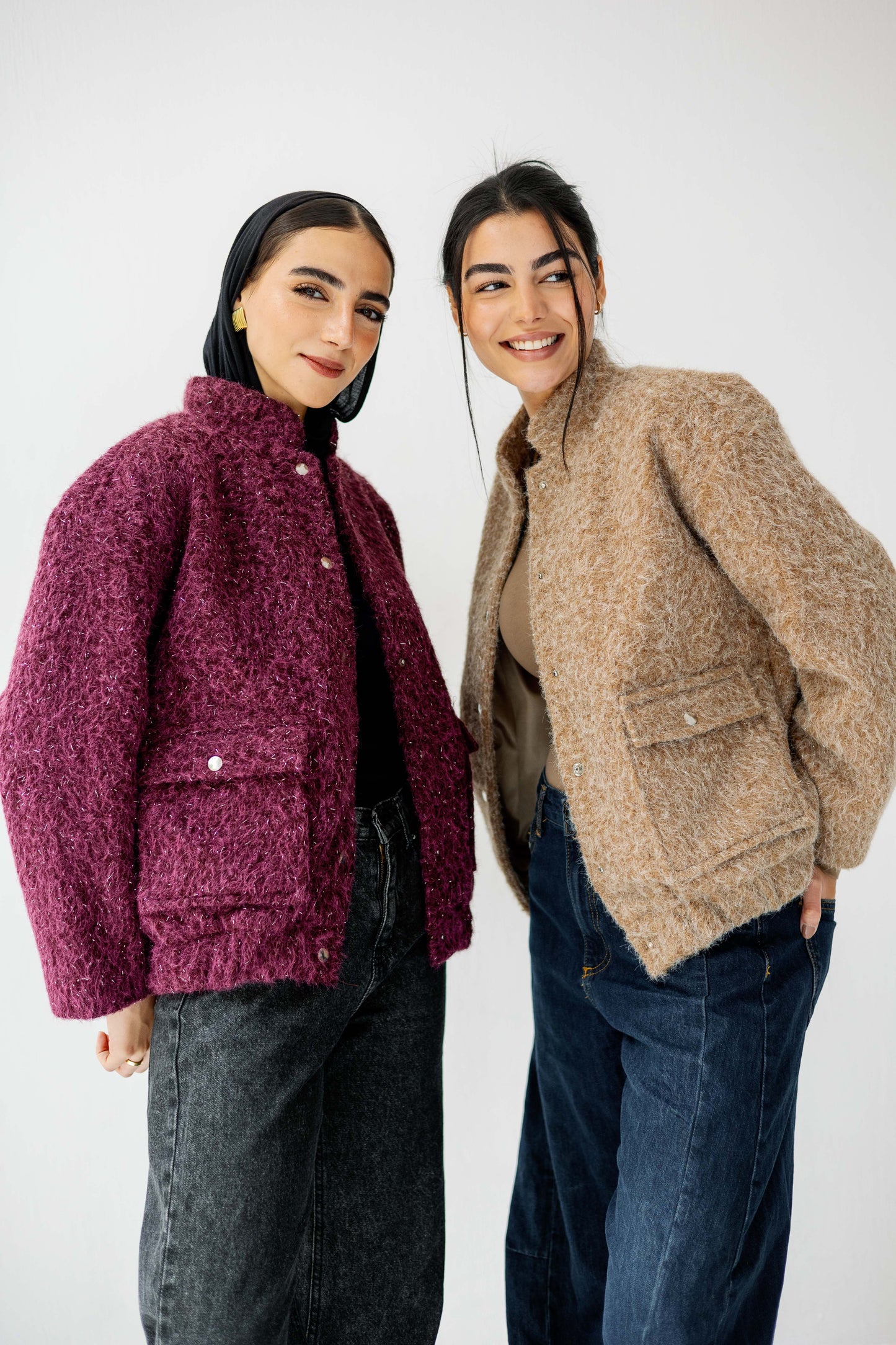 The Luxe Teddy Bouclé in caramel