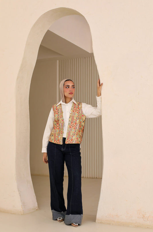 Golden Mosaic vest
