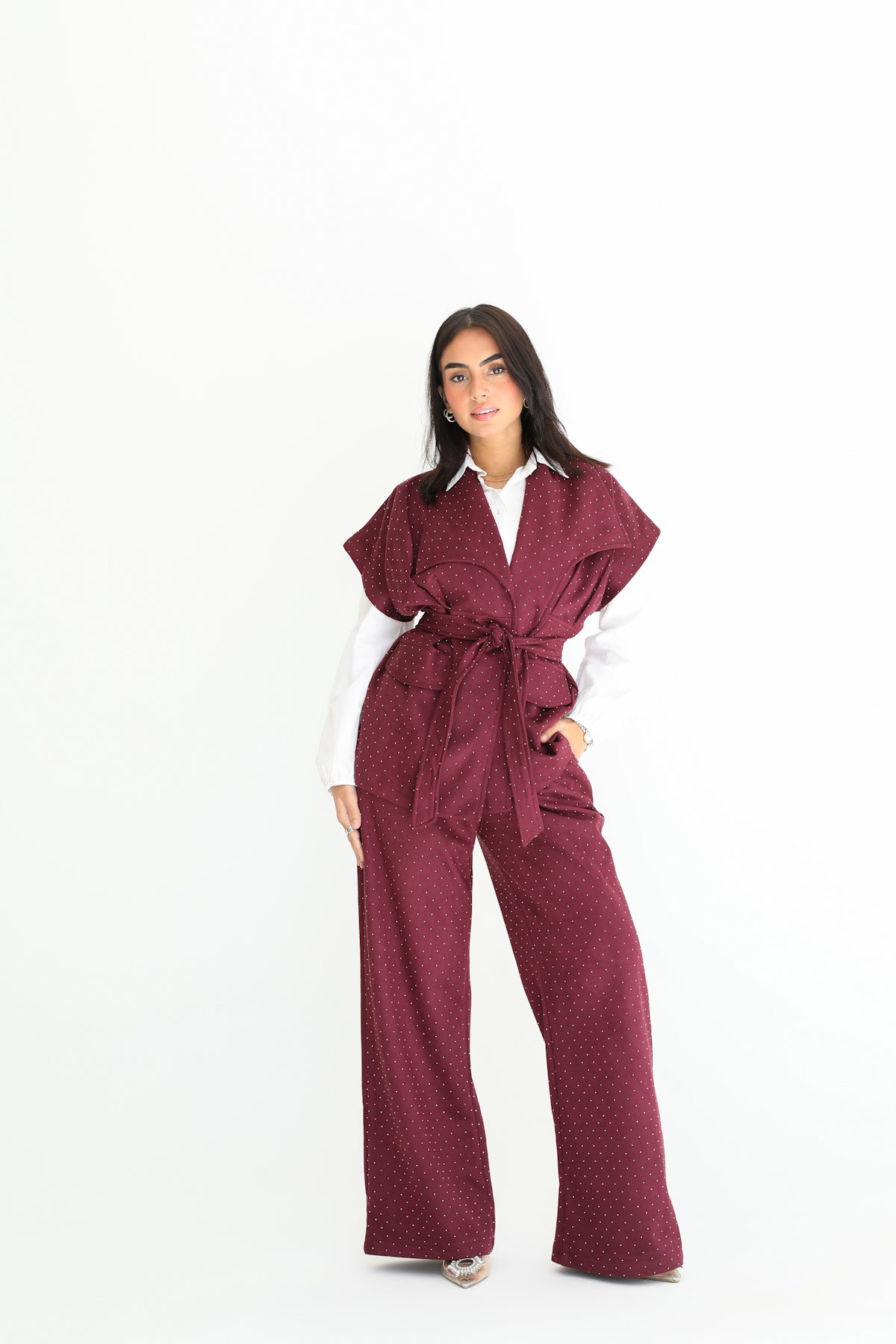 Galaxy set in burgundy