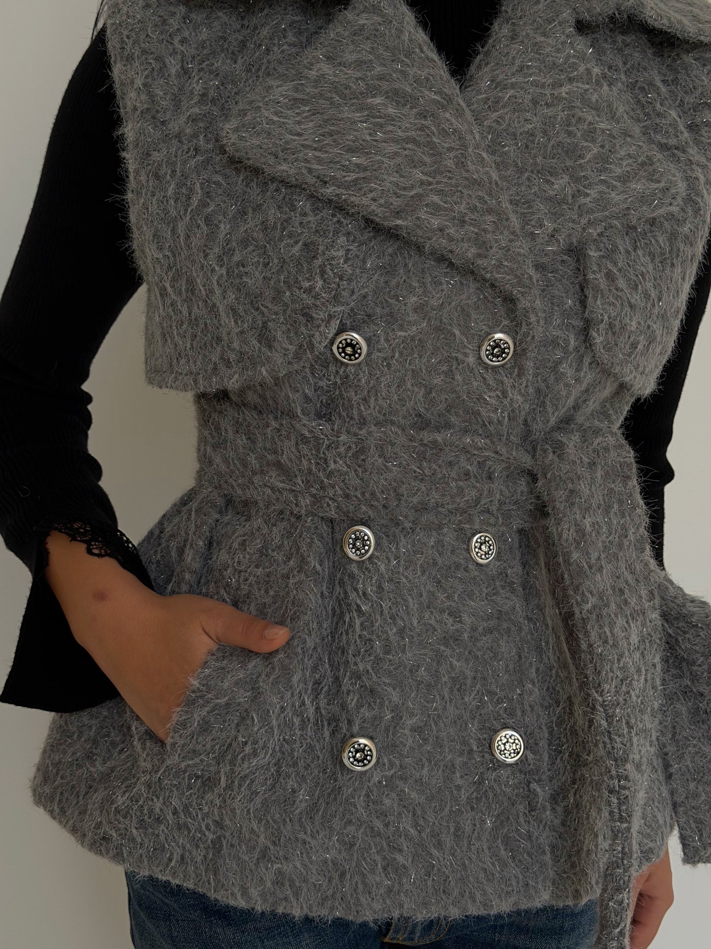 Winter statement in grey