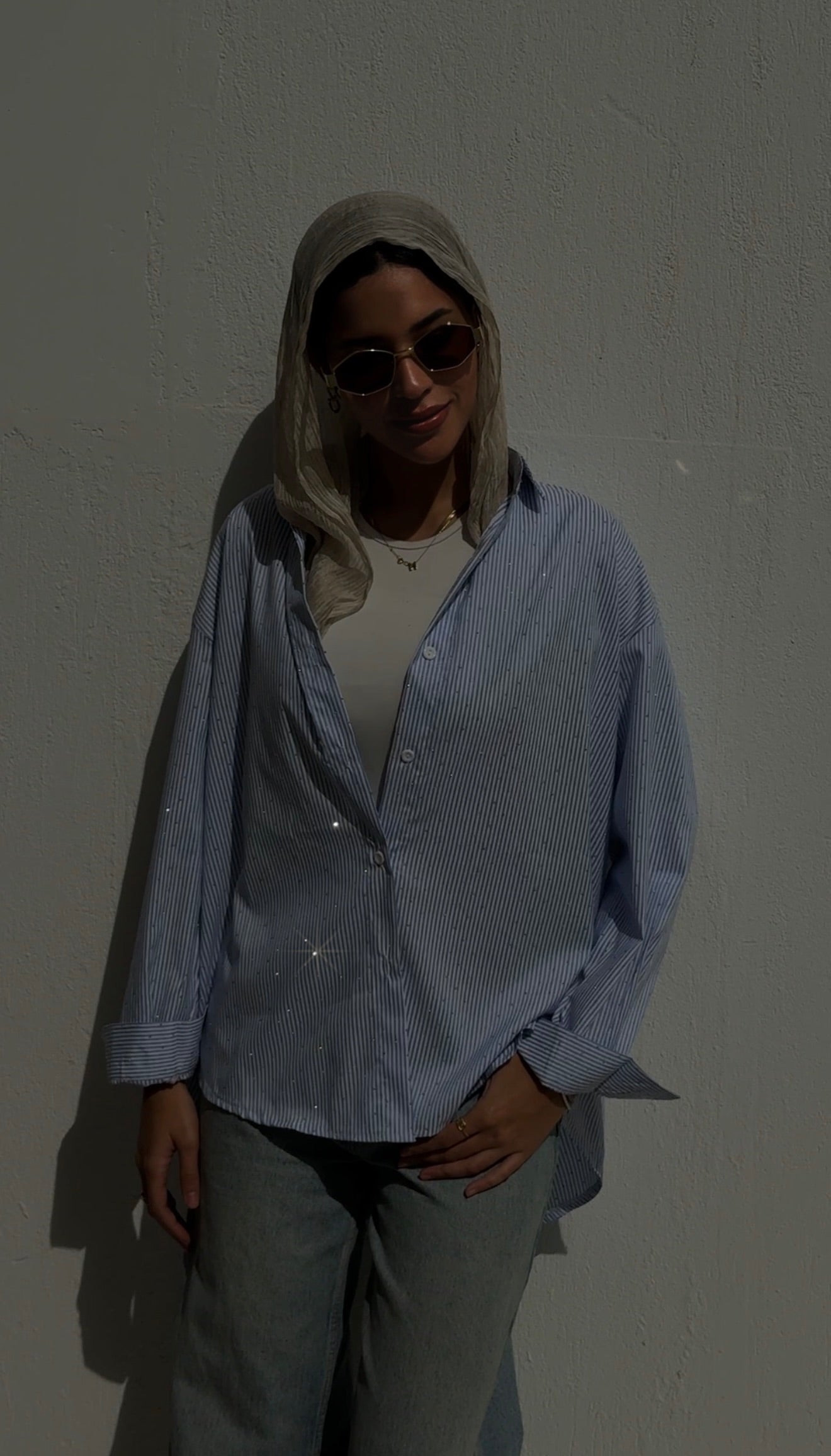 Stardust Stripe Shirt In Blue