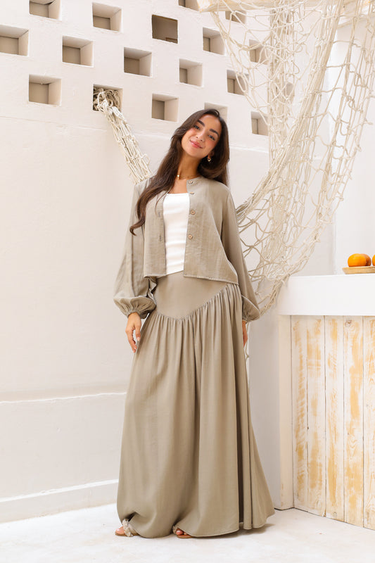 The Daydream Set in olive