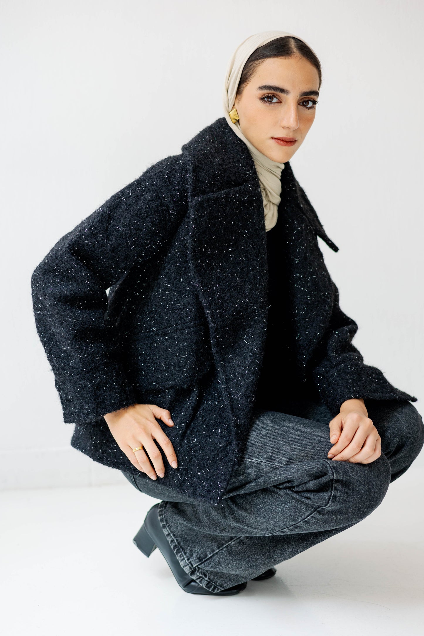 Everyday Elegance Coat in Black